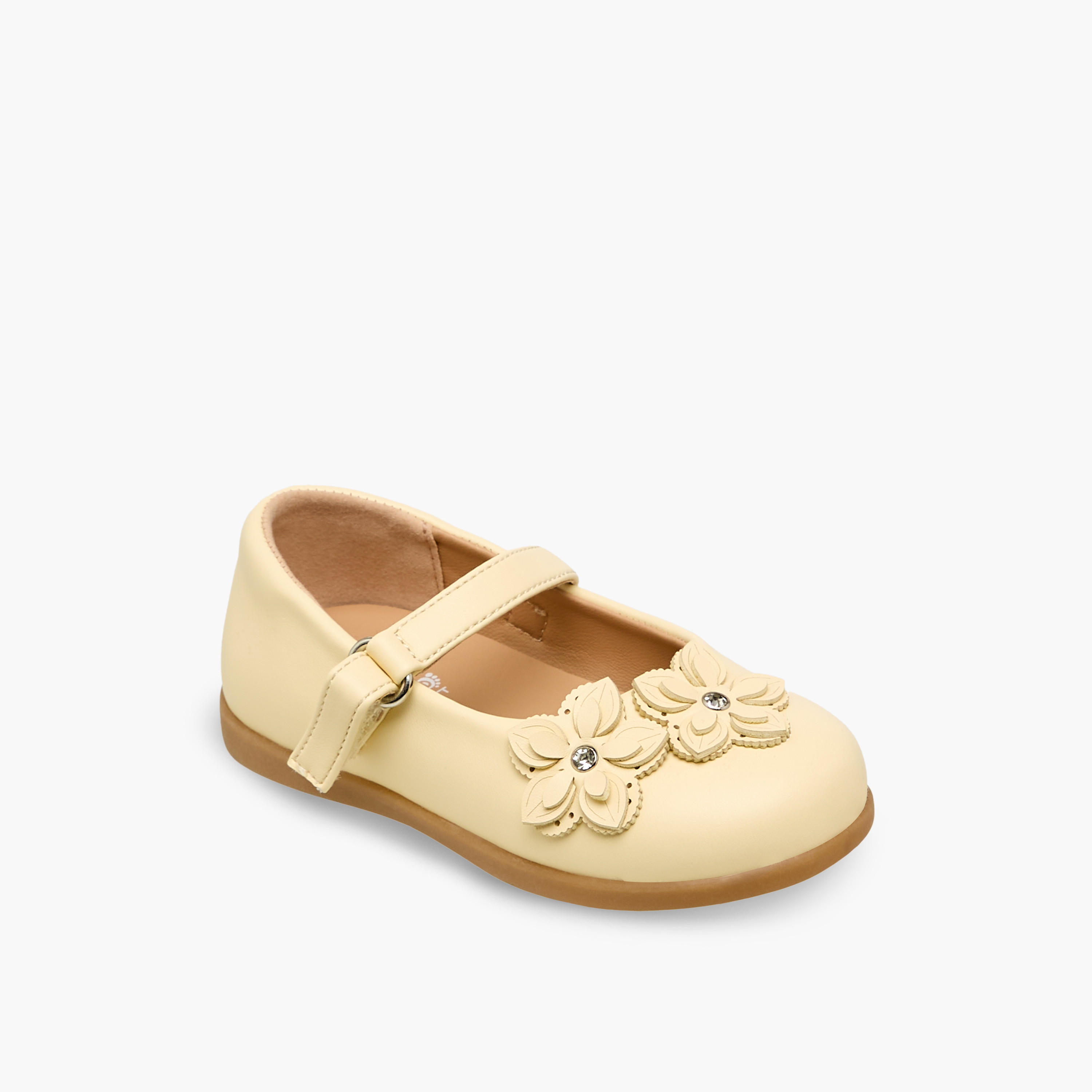 Barefeet Girls Hook & Loop Mary Jane Shoes-girls-shoes-maryjanes-image-2