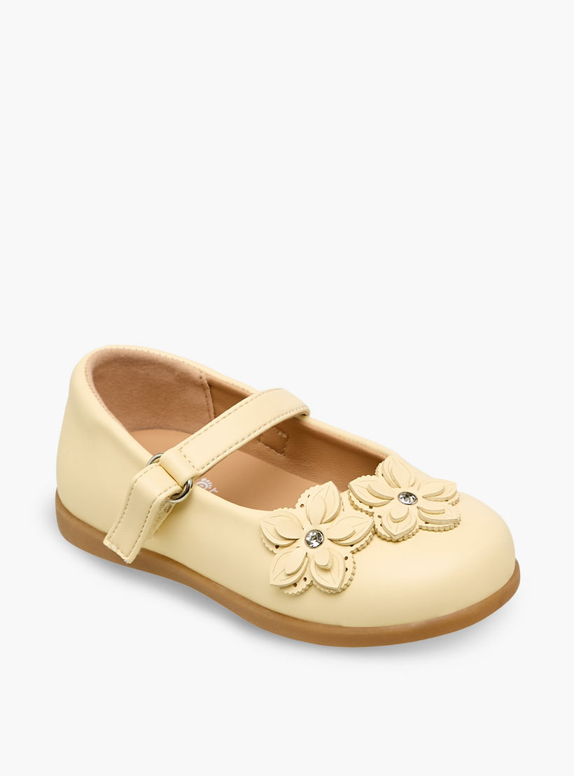Barefeet Girls Hook & Loop Mary Jane Shoes-girls-shoes-maryjanes-image-2