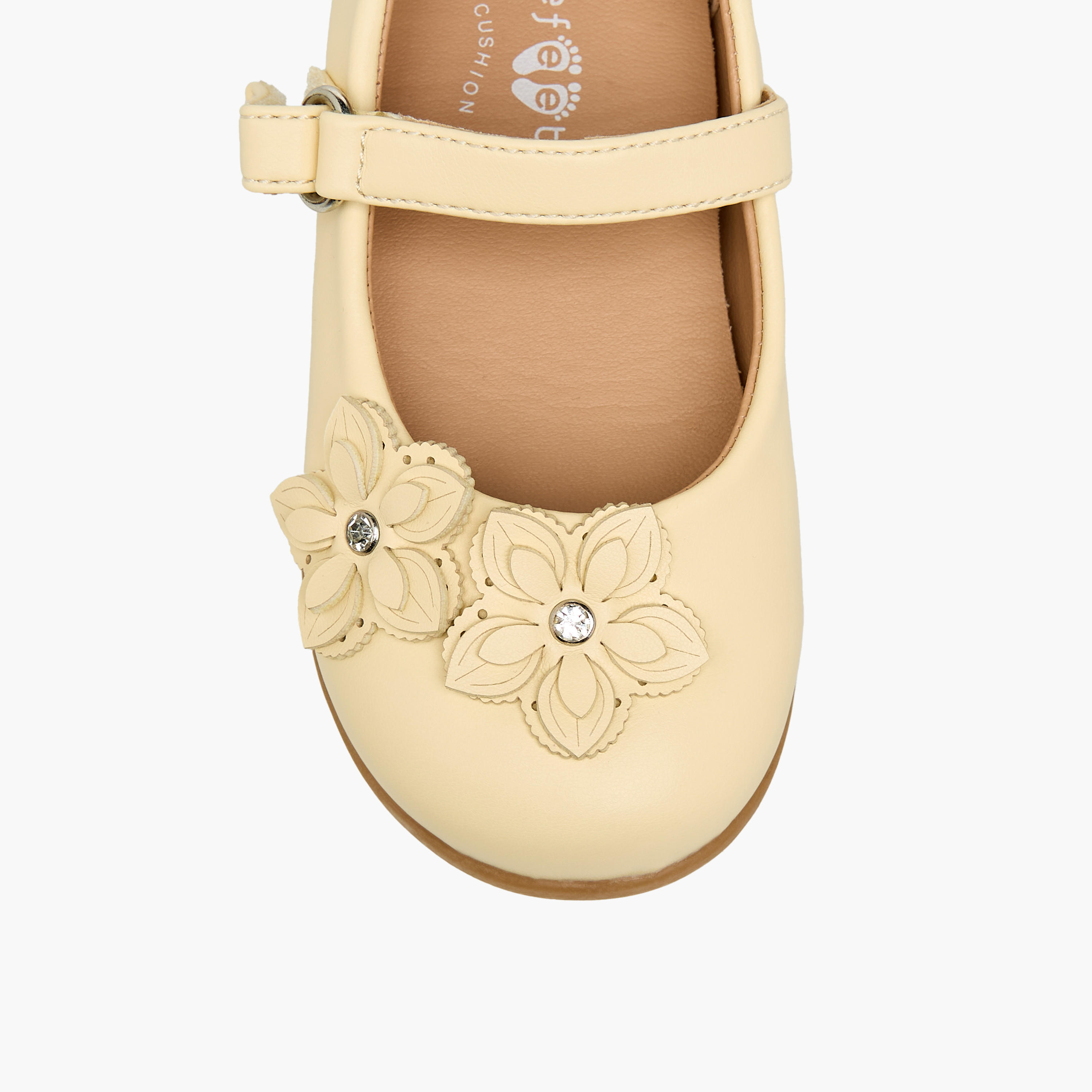 Barefeet Girls Hook & Loop Mary Jane Shoes-girls-shoes-maryjanes-image-4