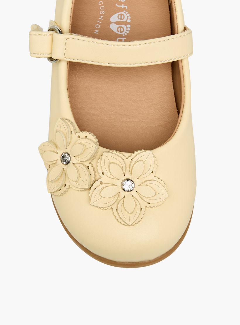 Barefeet Girls Hook & Loop Mary Jane Shoes-girls-shoes-maryjanes-image-4