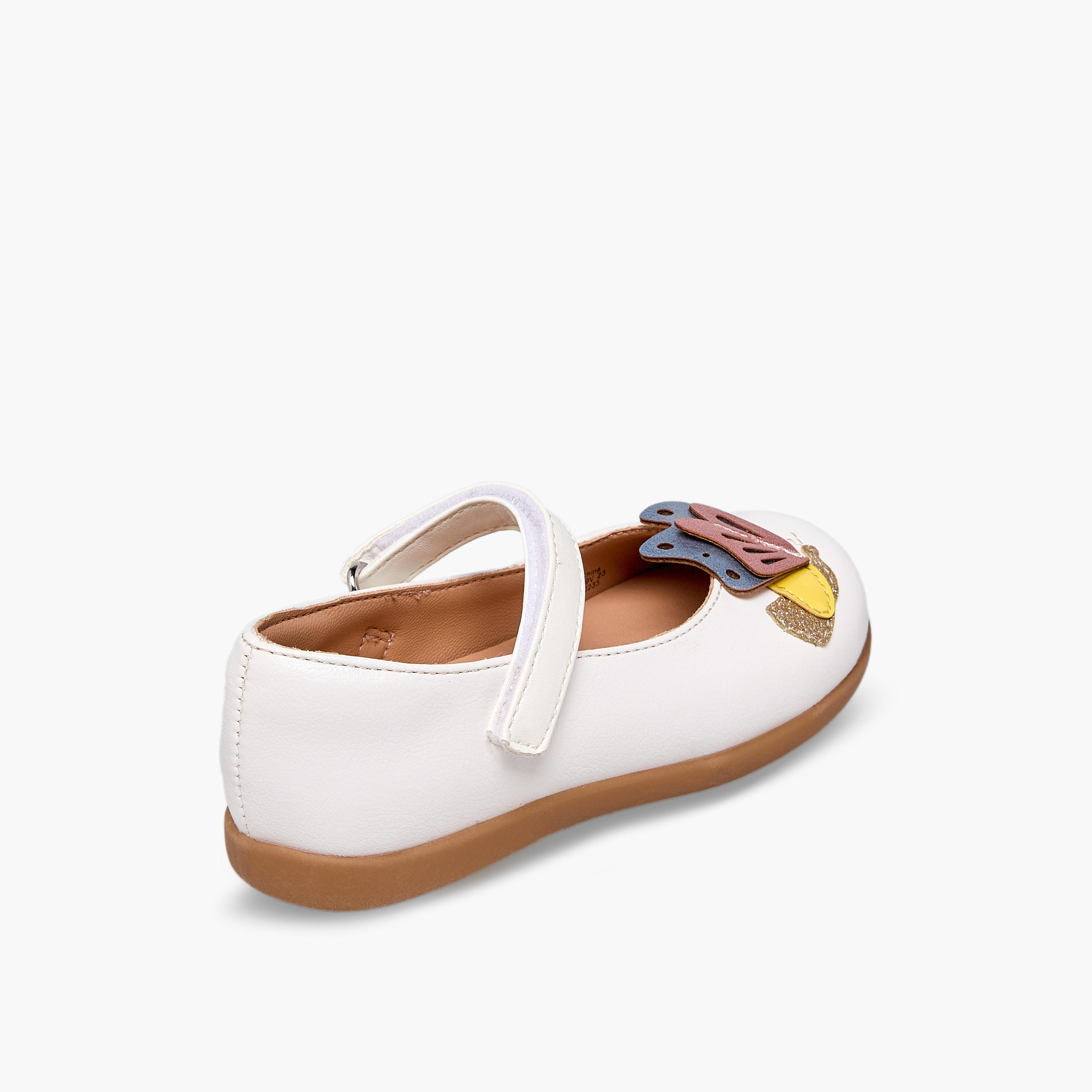 حذاء ماري جين مزين بفراشة للبنات من بيرفيت-girls-shoes-maryjanes-image-6