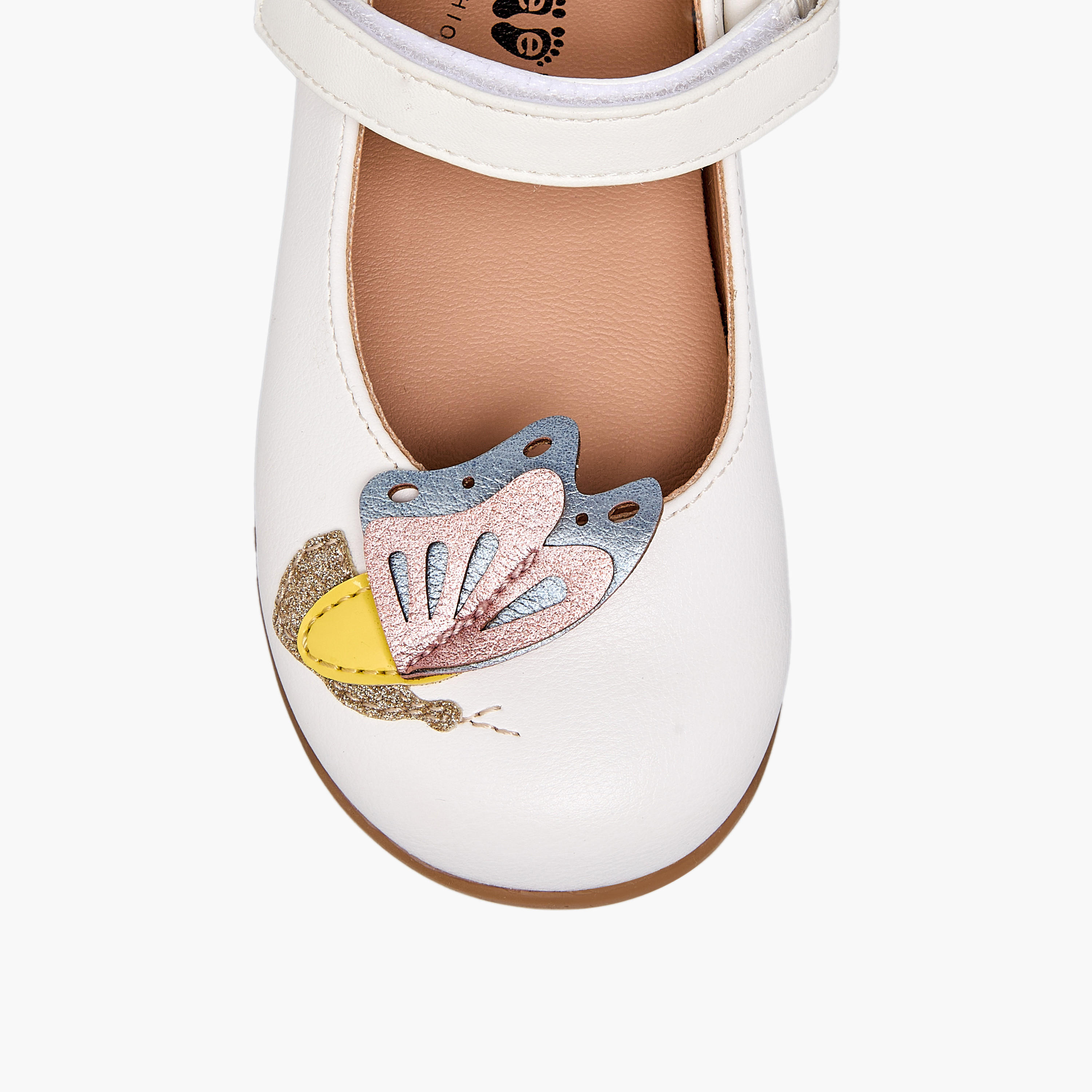 حذاء ماري جين مزين بفراشة للبنات من بيرفيت-girls-shoes-maryjanes-image-7