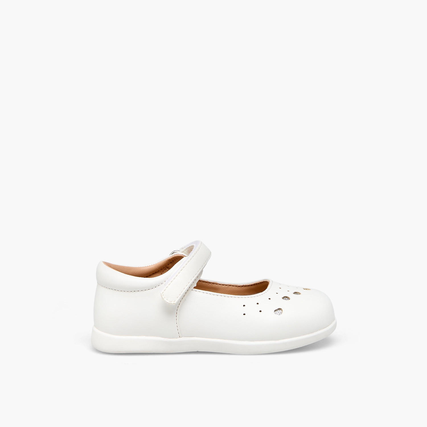 حذاء ماري جين بشريط لاصق للبنات من بيرفيت-girls-shoes-maryjanes-image-3