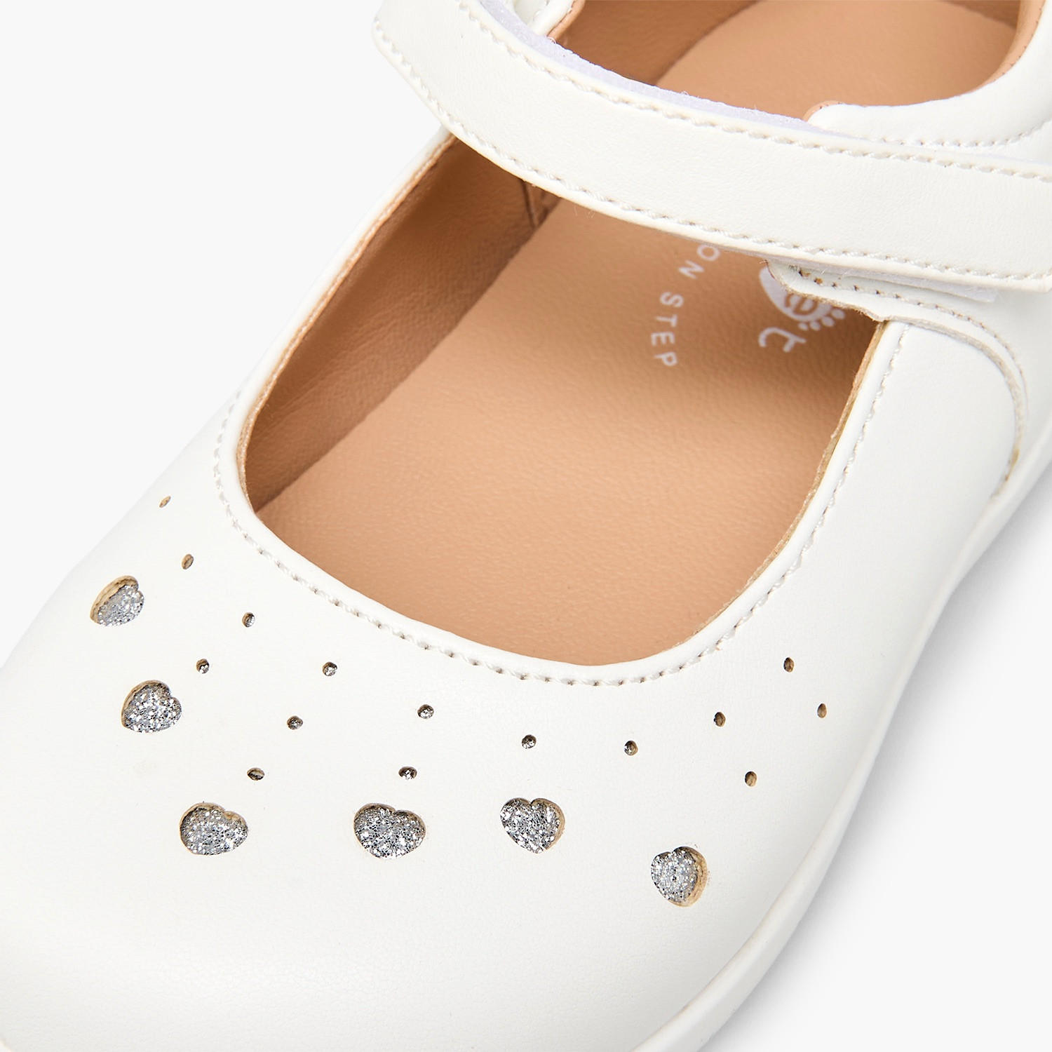 حذاء ماري جين بشريط لاصق للبنات من بيرفيت-girls-shoes-maryjanes-image-7