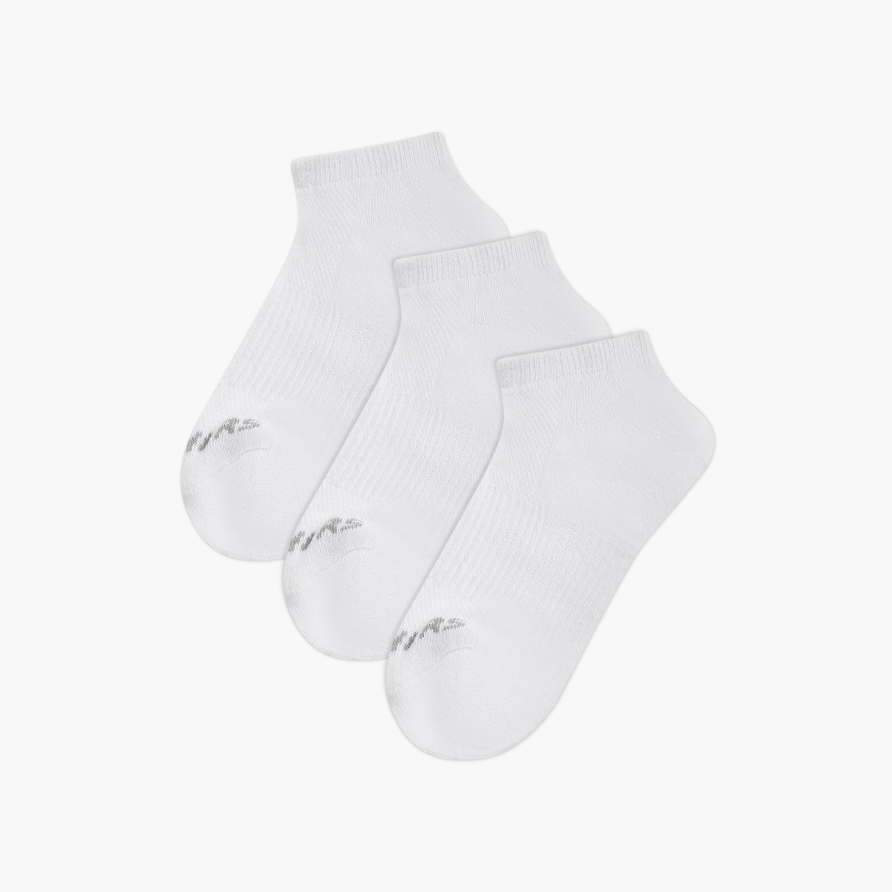 Skechers Kids' Terry Invisible Sports Socks - S111102B-100-girls-accessories-socks-image-1