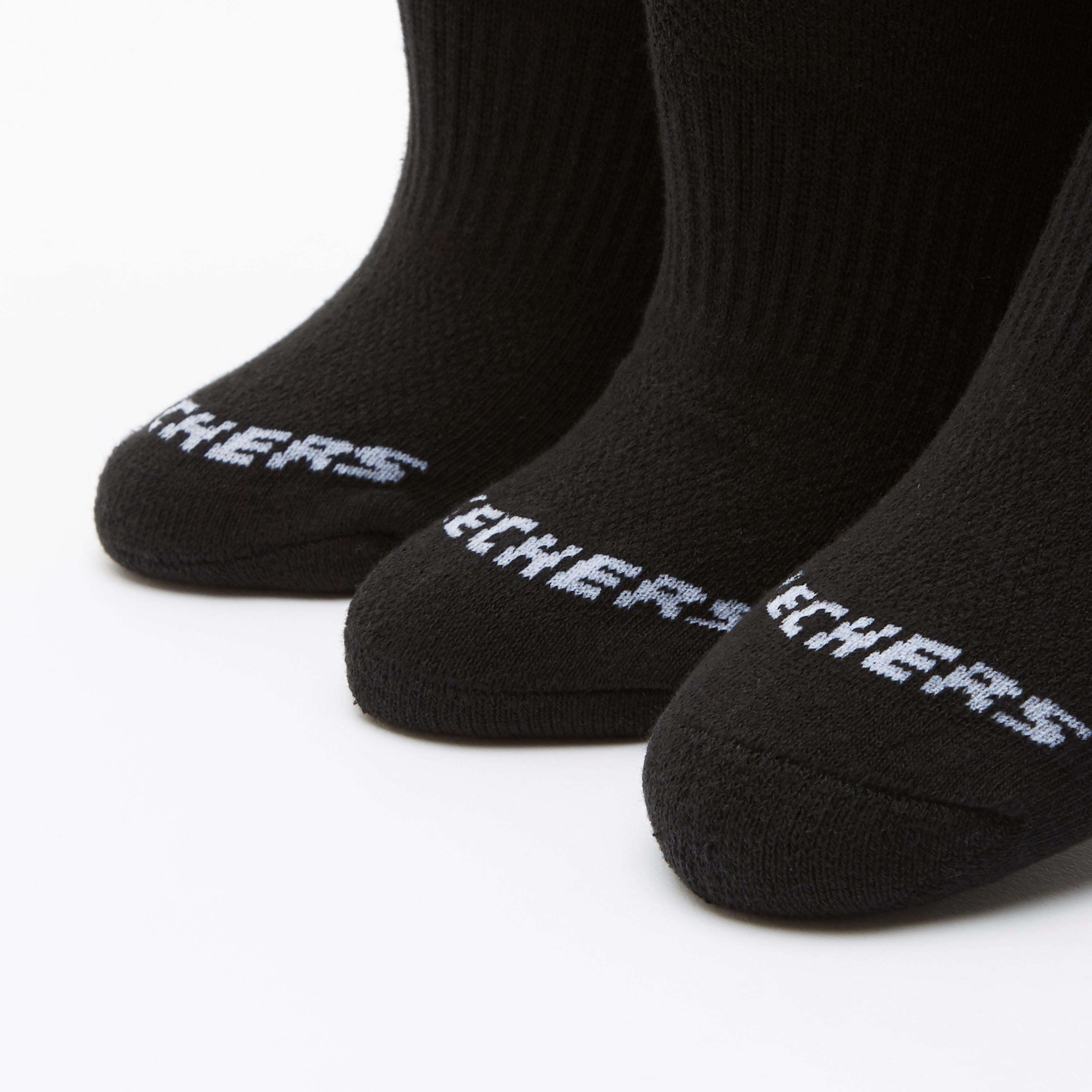 Skechers Women's Half Terry Crew Length Sports Socks - S111035C-001-women-socksandstockings-image-3