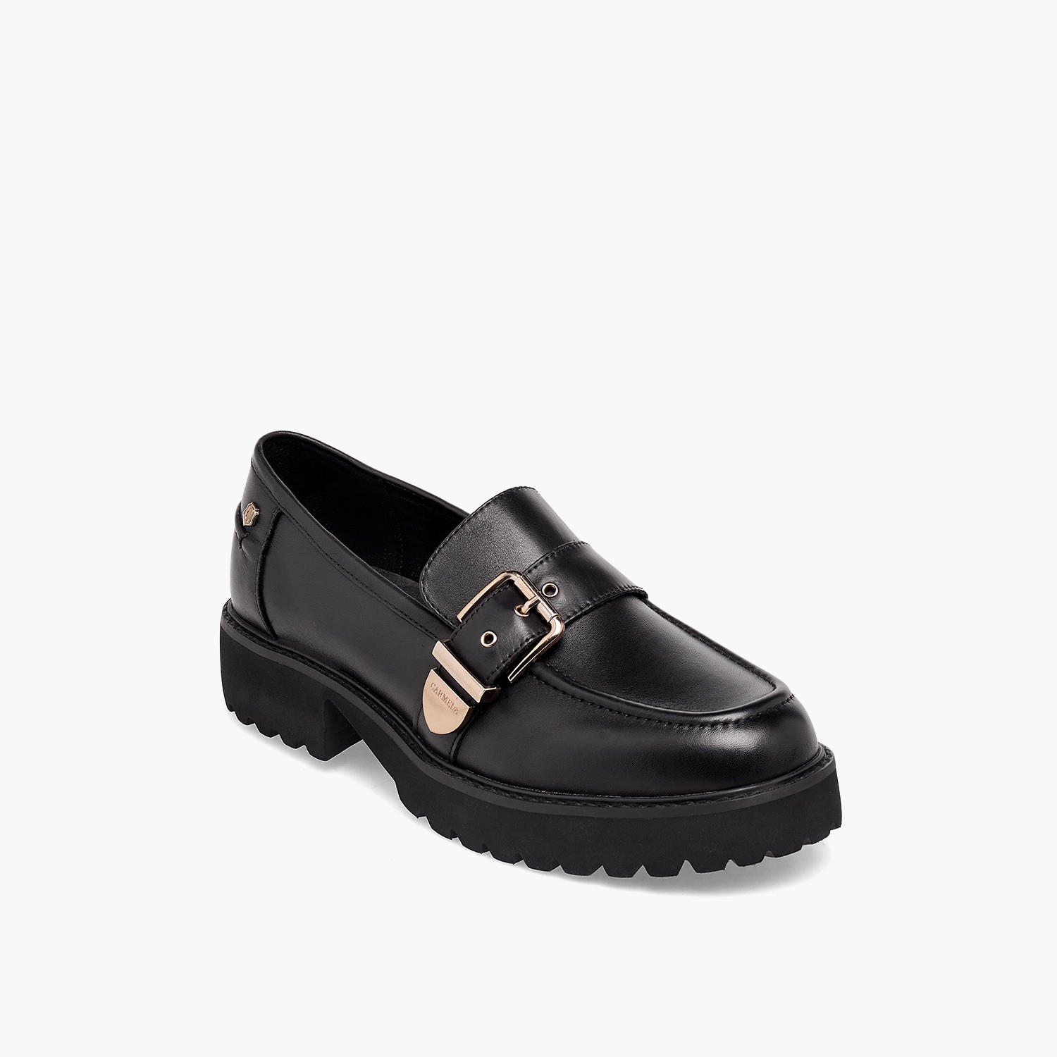 Carmela Women Buckle Detail Leather Loafer-women-shoes-heels-image-2