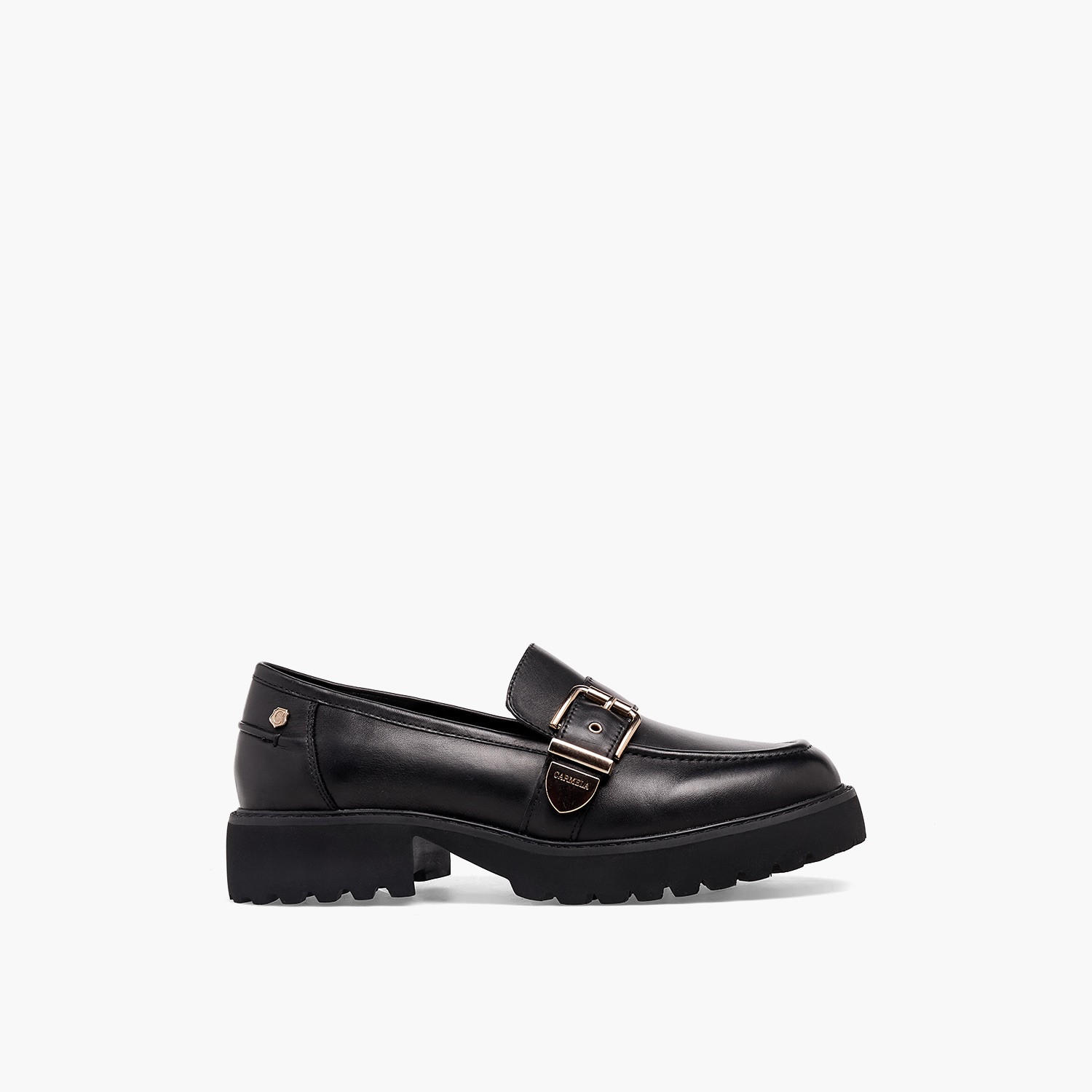 Carmela Women Buckle Detail Leather Loafer-women-shoes-heels-image-3