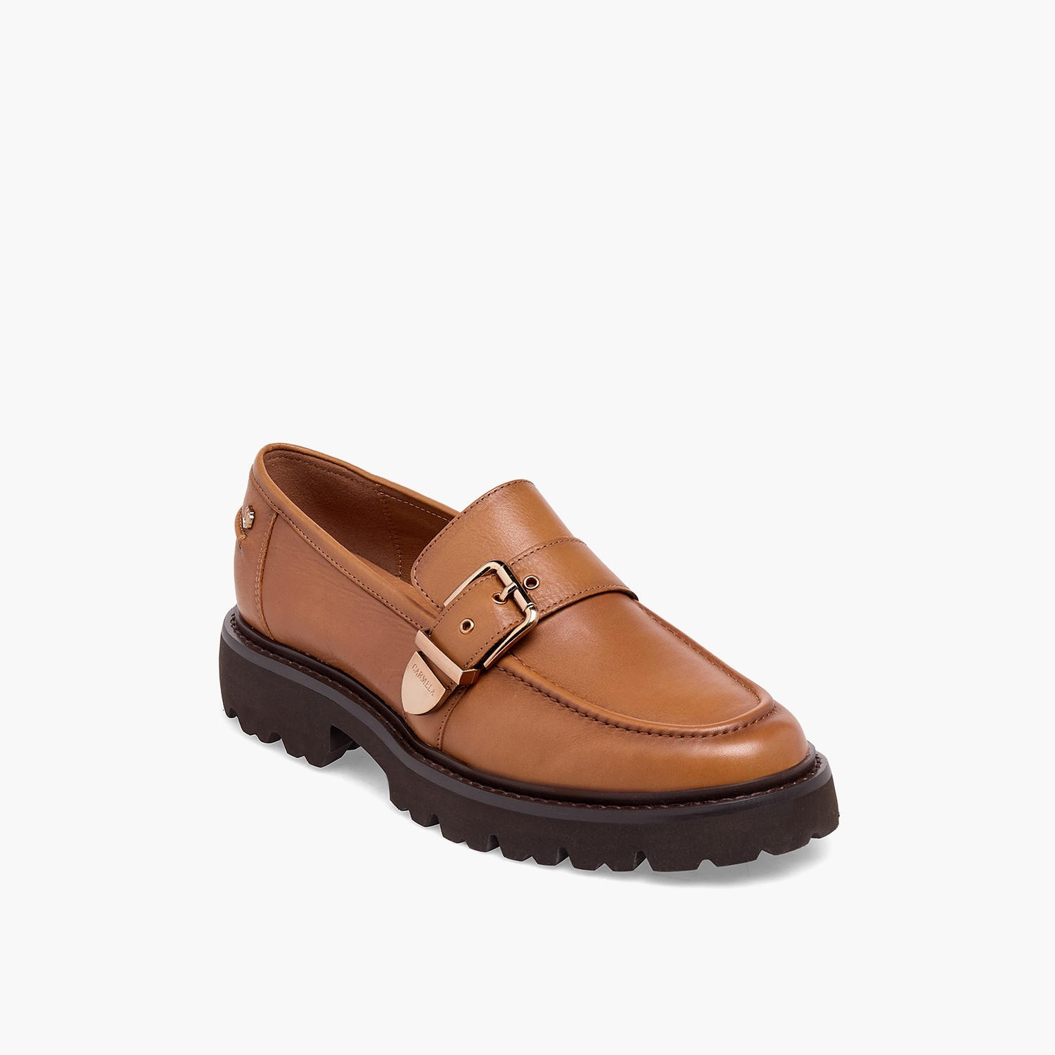 Carmela Women Buckle Detail Leather Loafer-women-shoes-heels-image-2