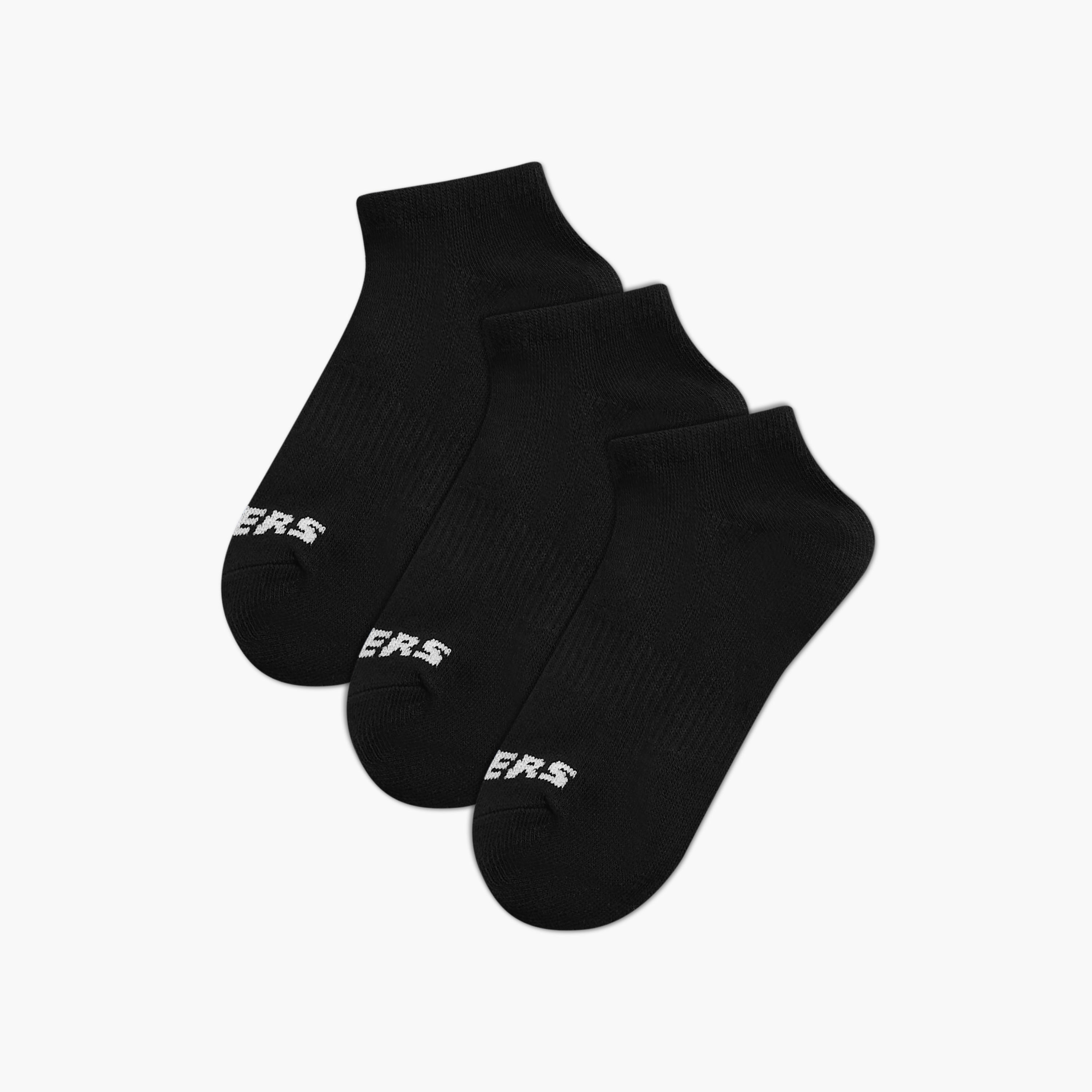 Skechers Printed Ankle Length Sports Socks - Set of 3-girls-accessories-socks-image-1