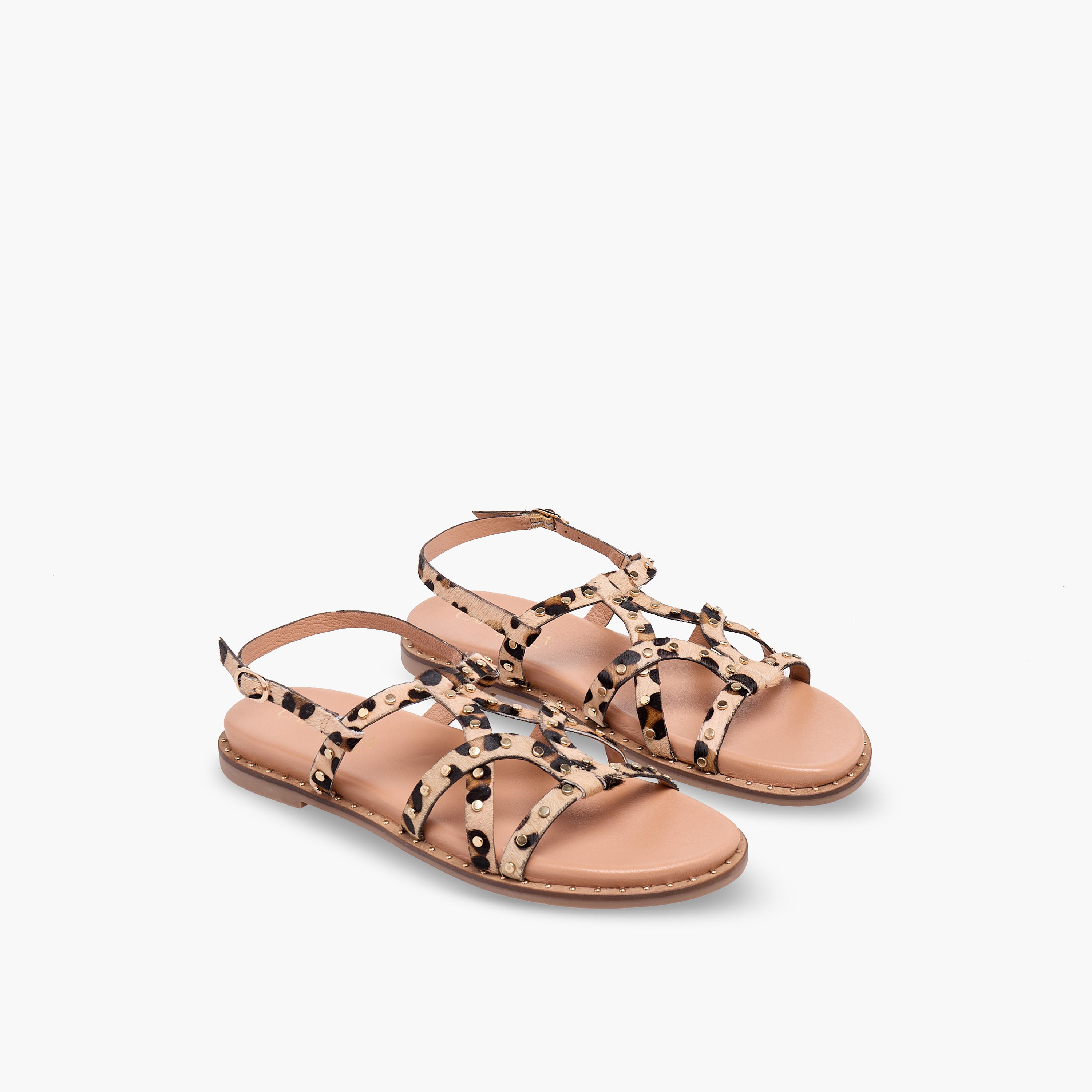 Carmela Women Studded Leather Sandals-women-shoes-flats-sandals-image-1