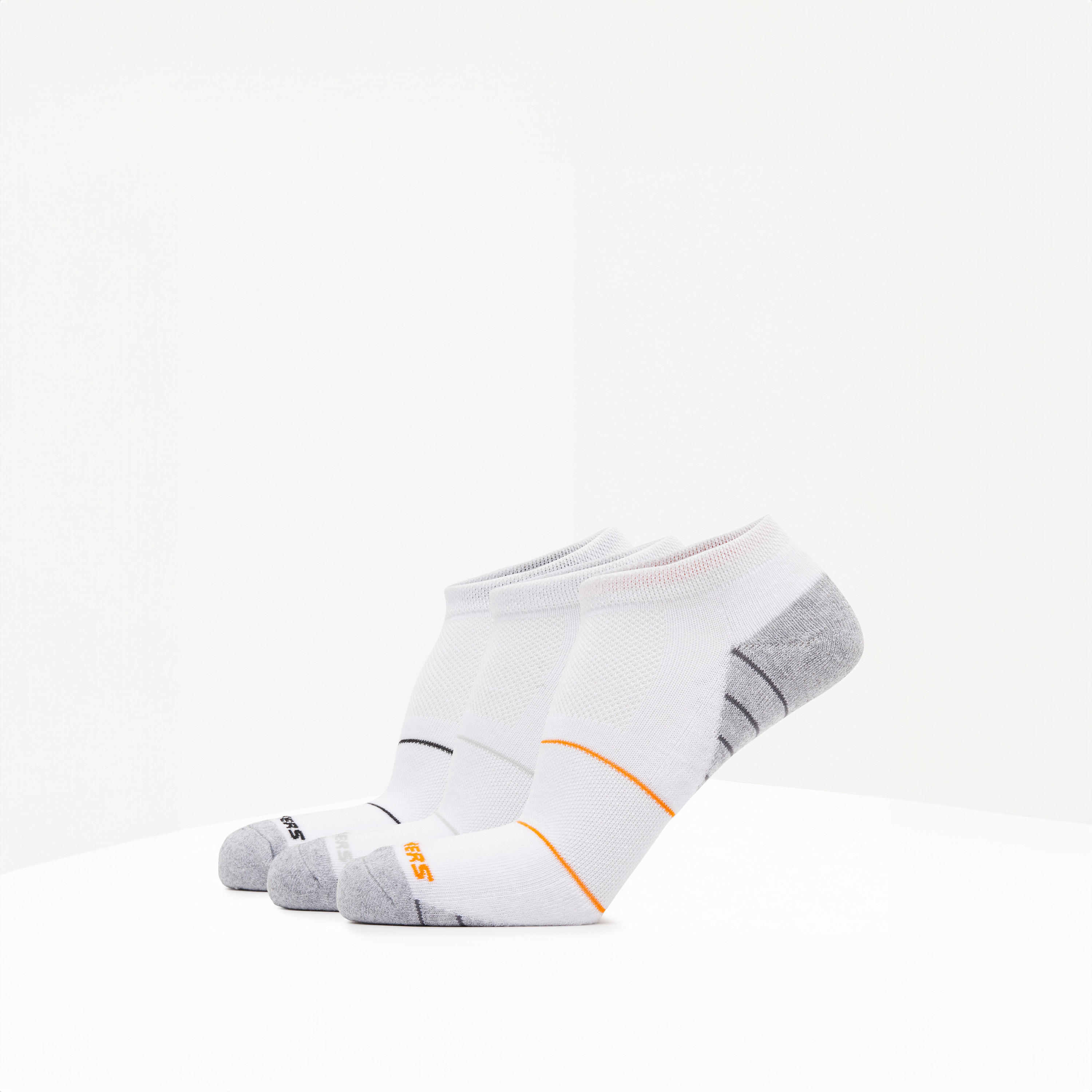 Skechers 3-Piece Striped Ankle Length Sports Socks Set - S114346-110-men-socks-image-1