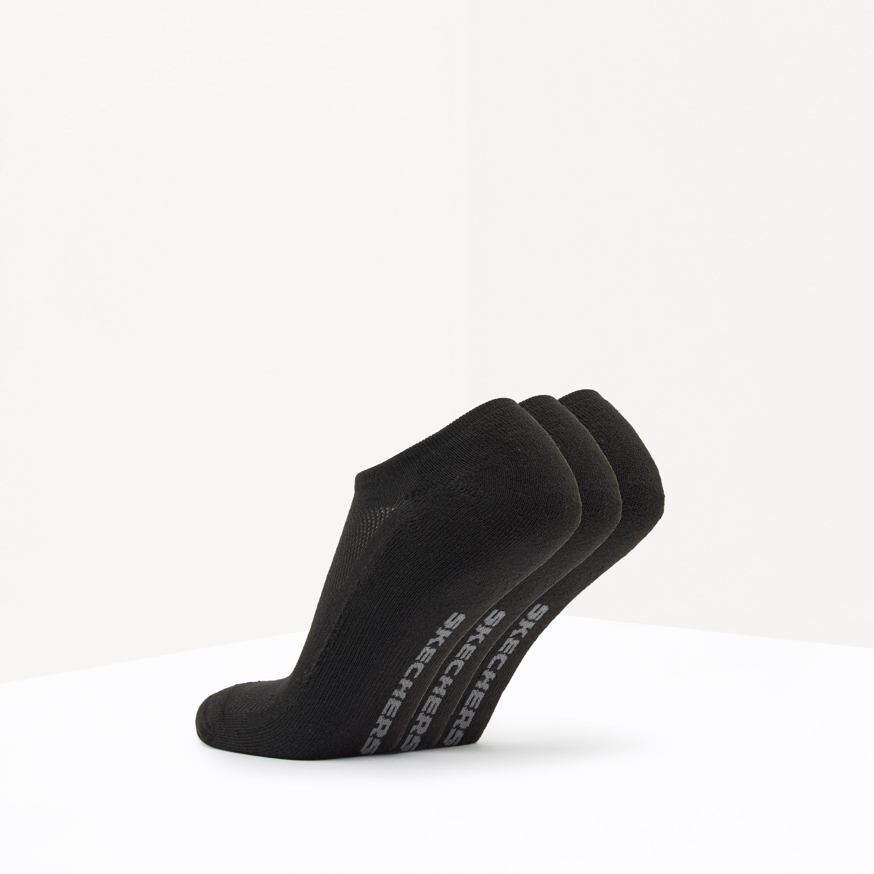Skechers Men's Terry Invisible Sports Socks - S113887-001-men-socks-image-2