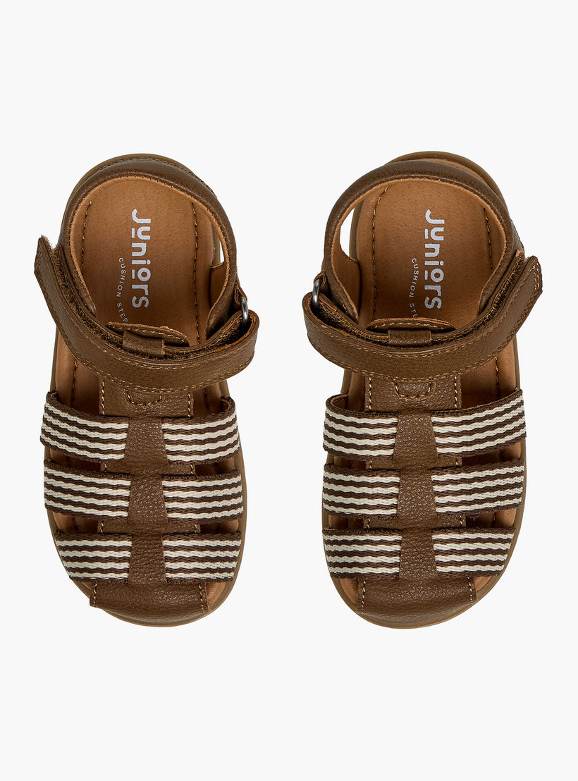 Juniors Boys Hook & Loop Sandals-boys-shoes-sandals-image-1