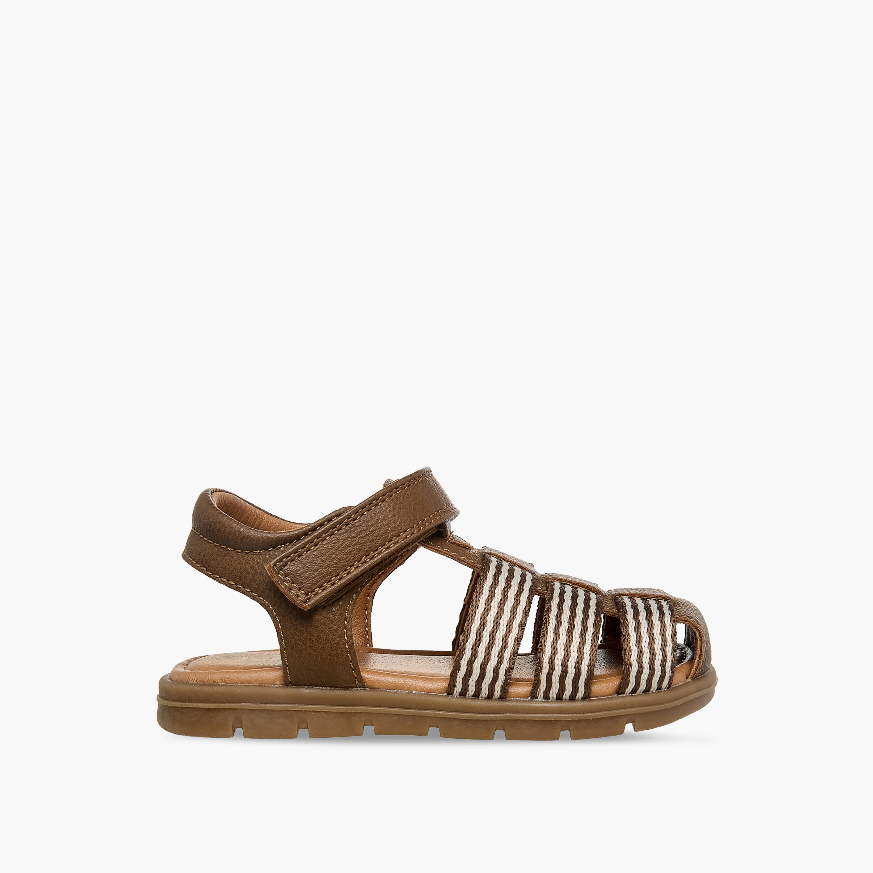 Juniors Boys Hook & Loop Sandals-boys-shoes-sandals-image-2