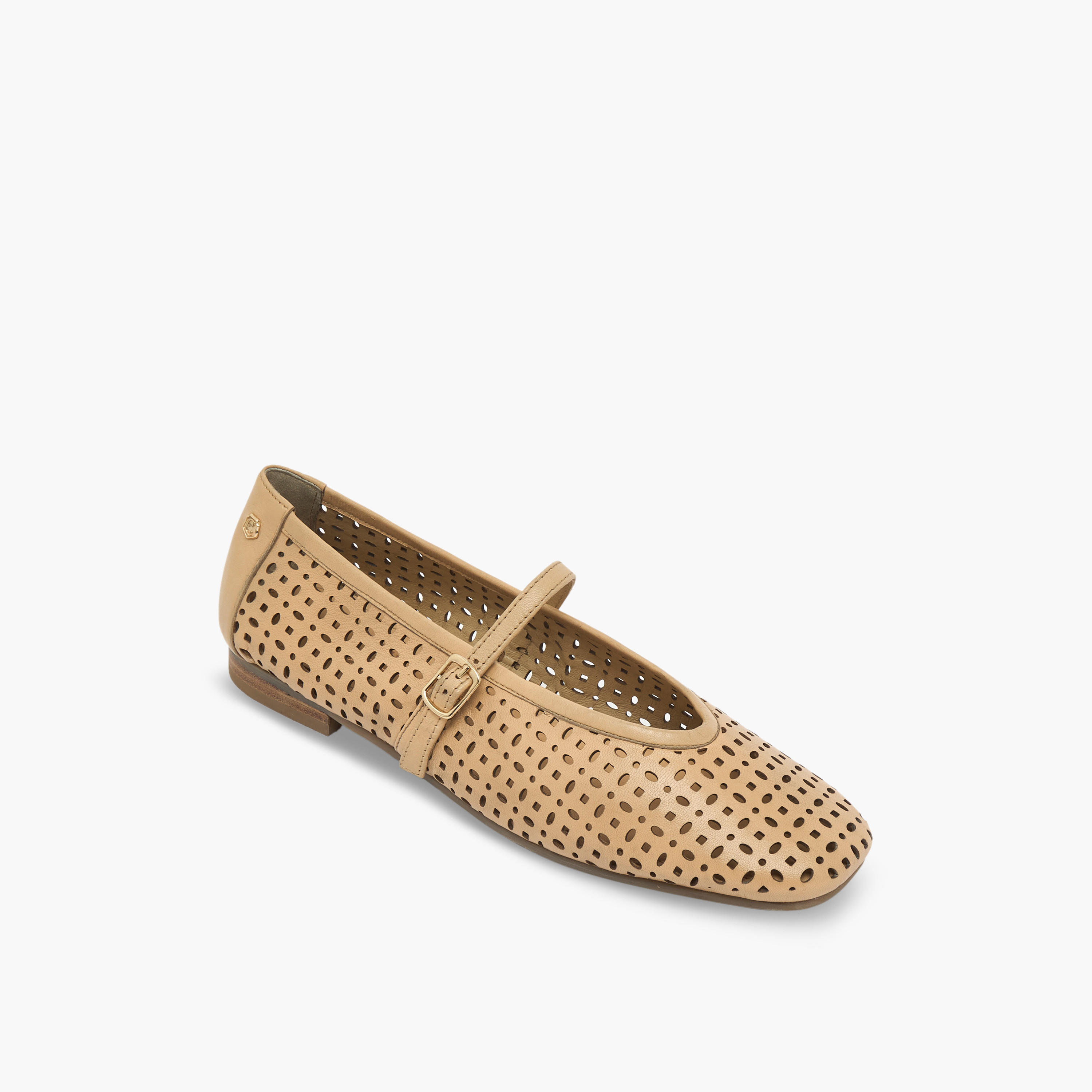Carmela Women Laser Cut Leather Mary Jane Shoes-women-shoes-ballerinas-image-2