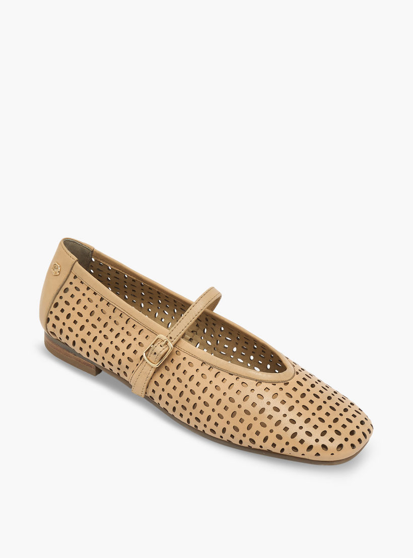 Carmela Women Laser Cut Leather Mary Jane Shoes-women-shoes-ballerinas-image-2