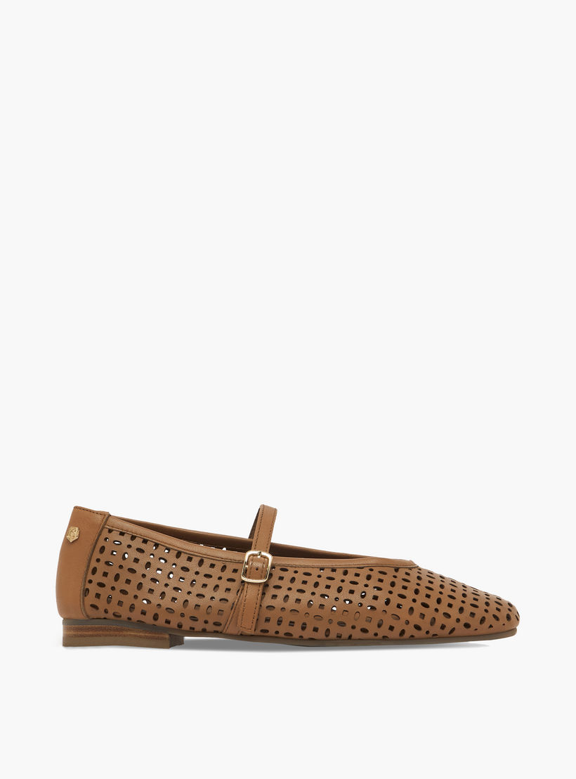 Carmela Women Laser Cut Leather Mary Jane Shoes-women-shoes-ballerinas-image-3