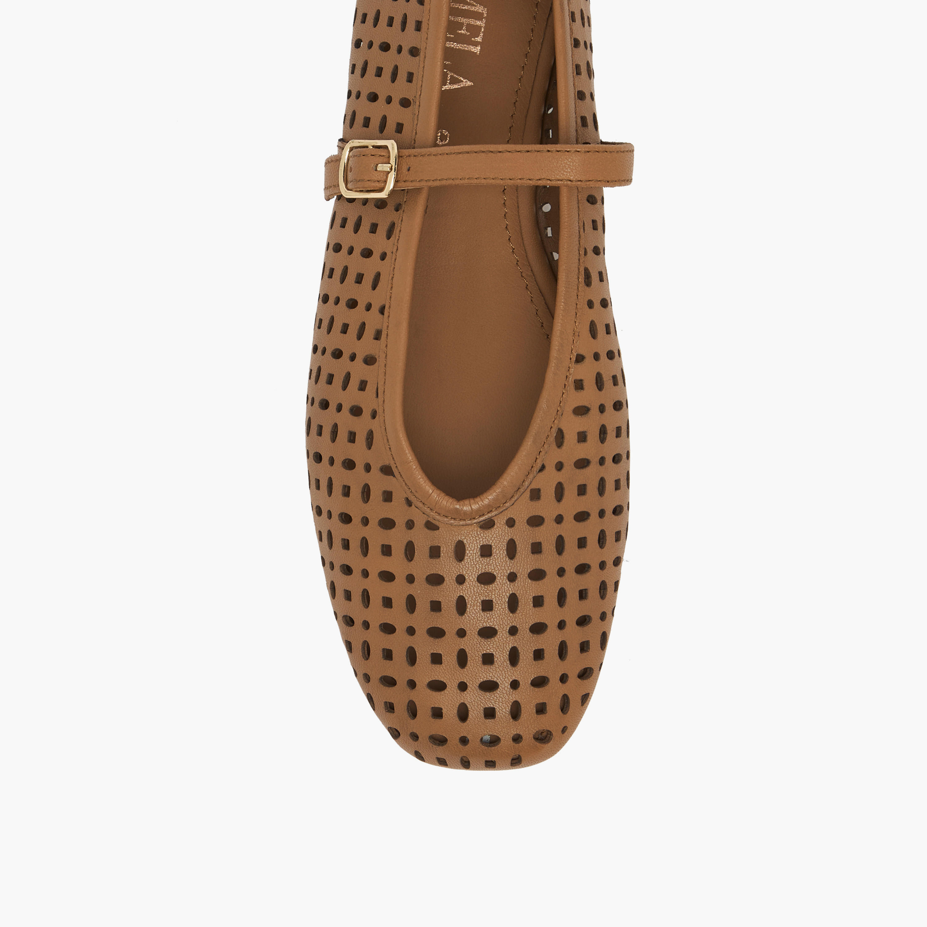 Carmela Women Laser Cut Leather Mary Jane Shoes-women-shoes-ballerinas-image-4