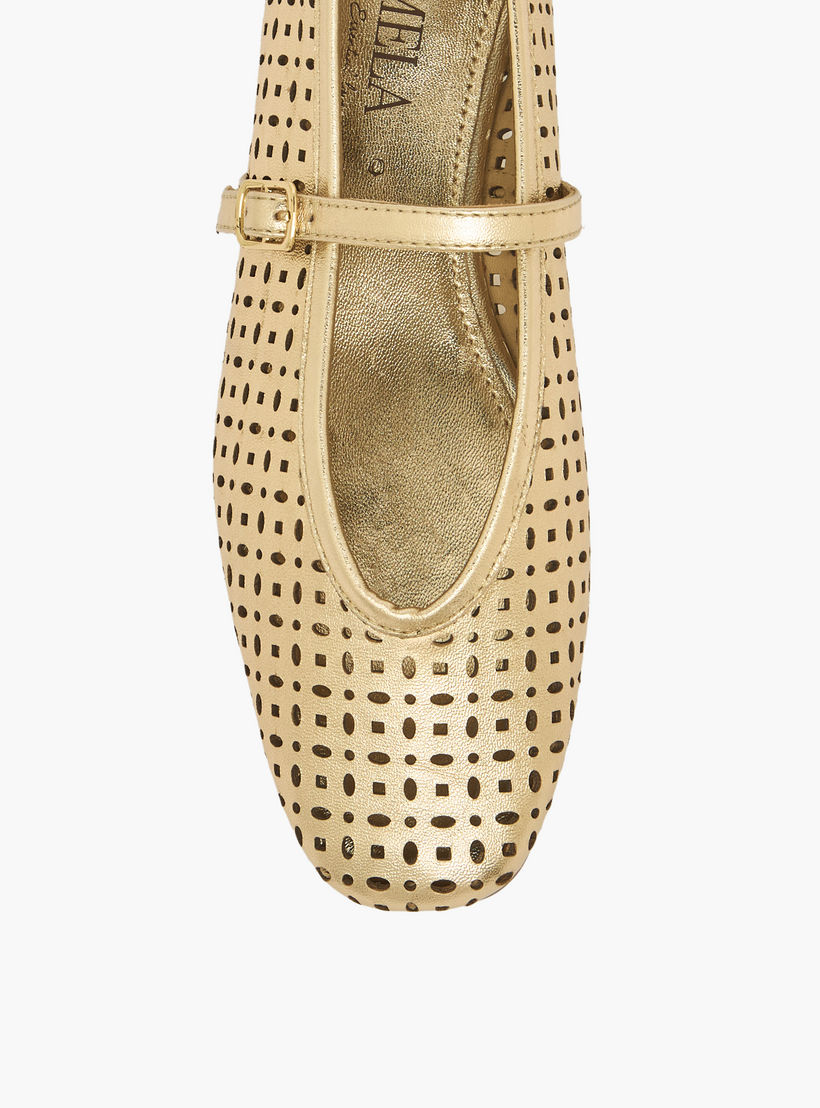 Carmela Women Laser Cut Leather Mary Jane Shoes-women-shoes-ballerinas-image-4