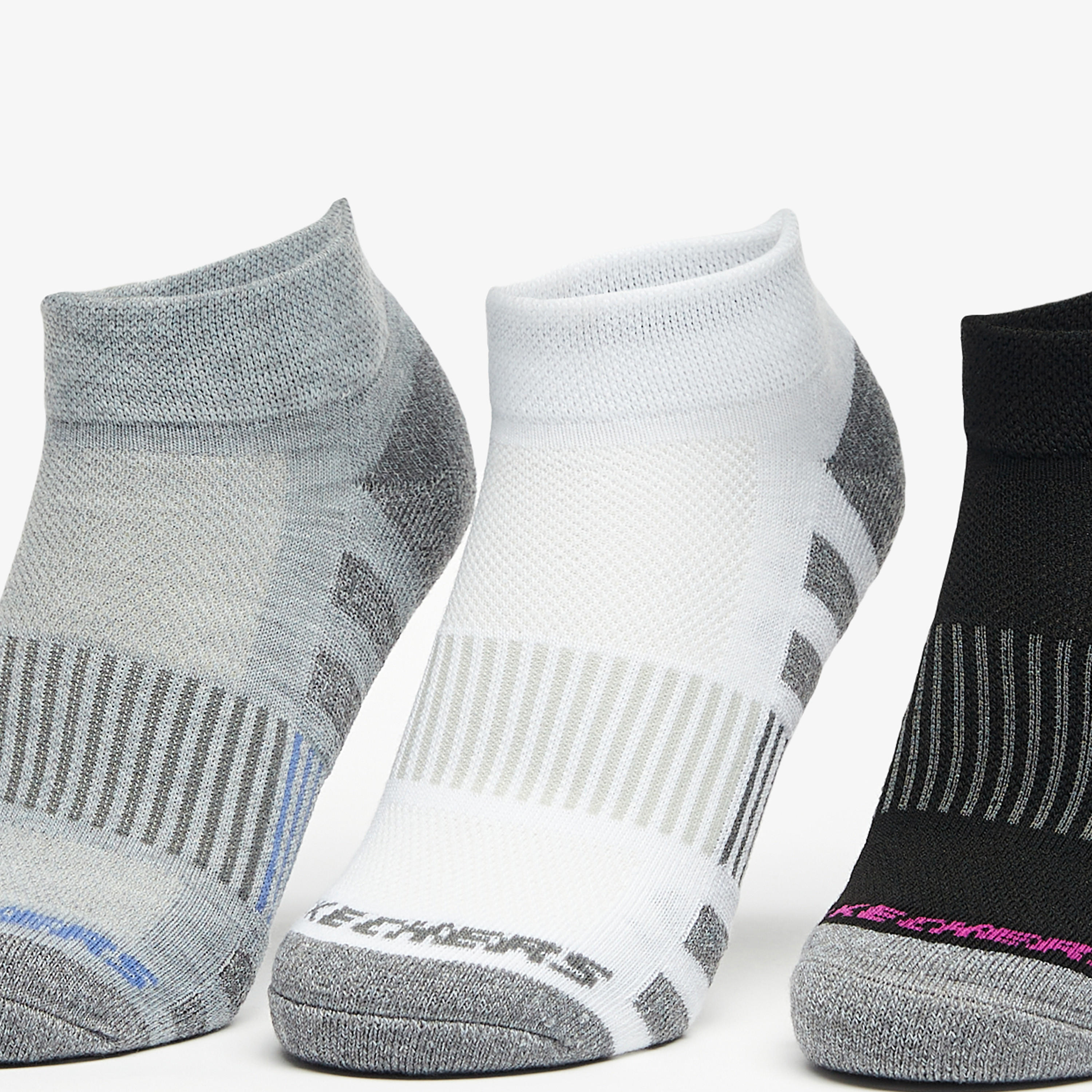 Skechers Women's Extended Terry Crew Length Sports Socks - S114344-041-women-socksandstockings-image-2