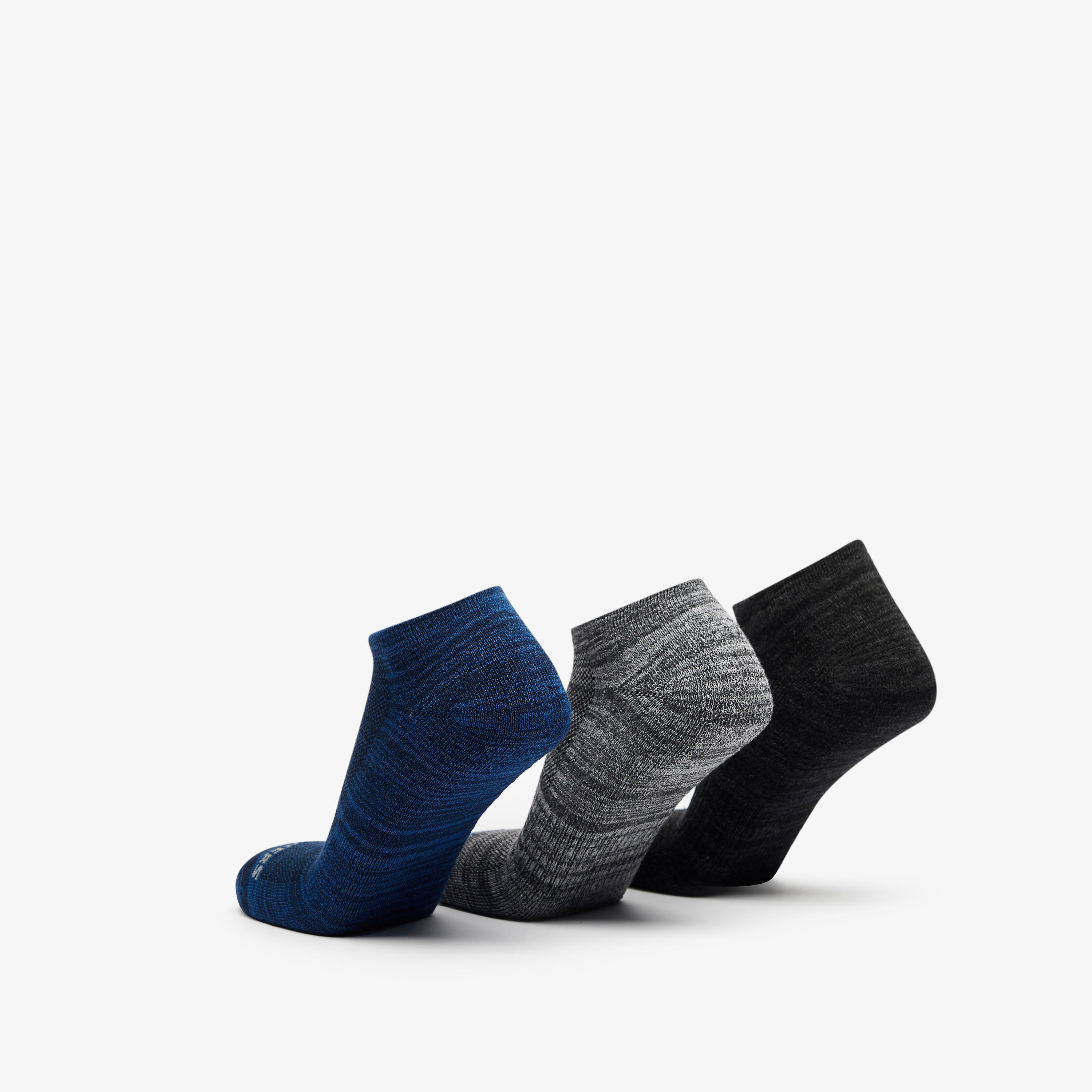 جوارب رياضية بارزة الملمس بطول الكاحل من سكيتشرز - طقم 3 أزواج-men-socks-image-3