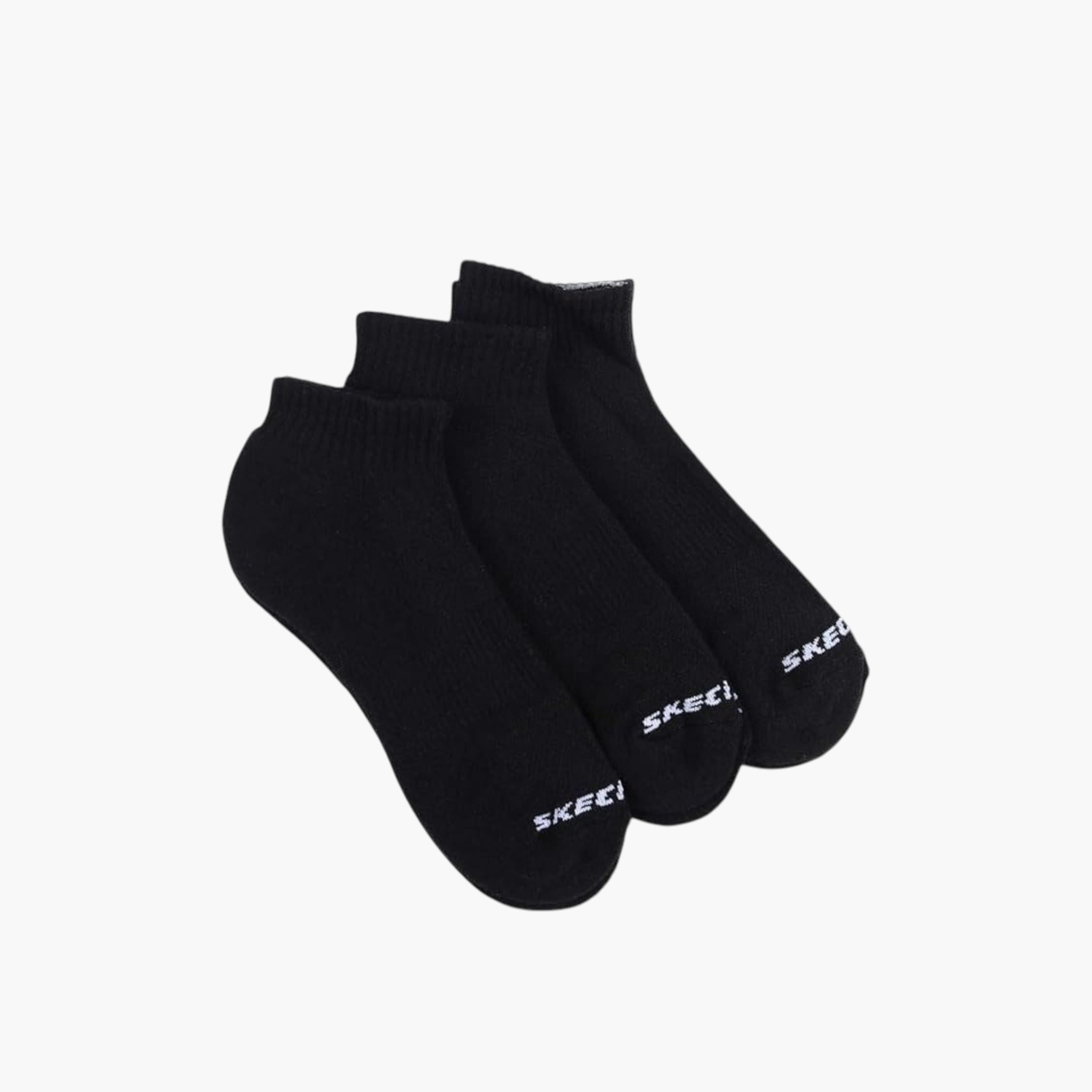 Skechers 3-Piece Logo Print No Show Sports Socks Set - S114041D-001-men-socks-image-1