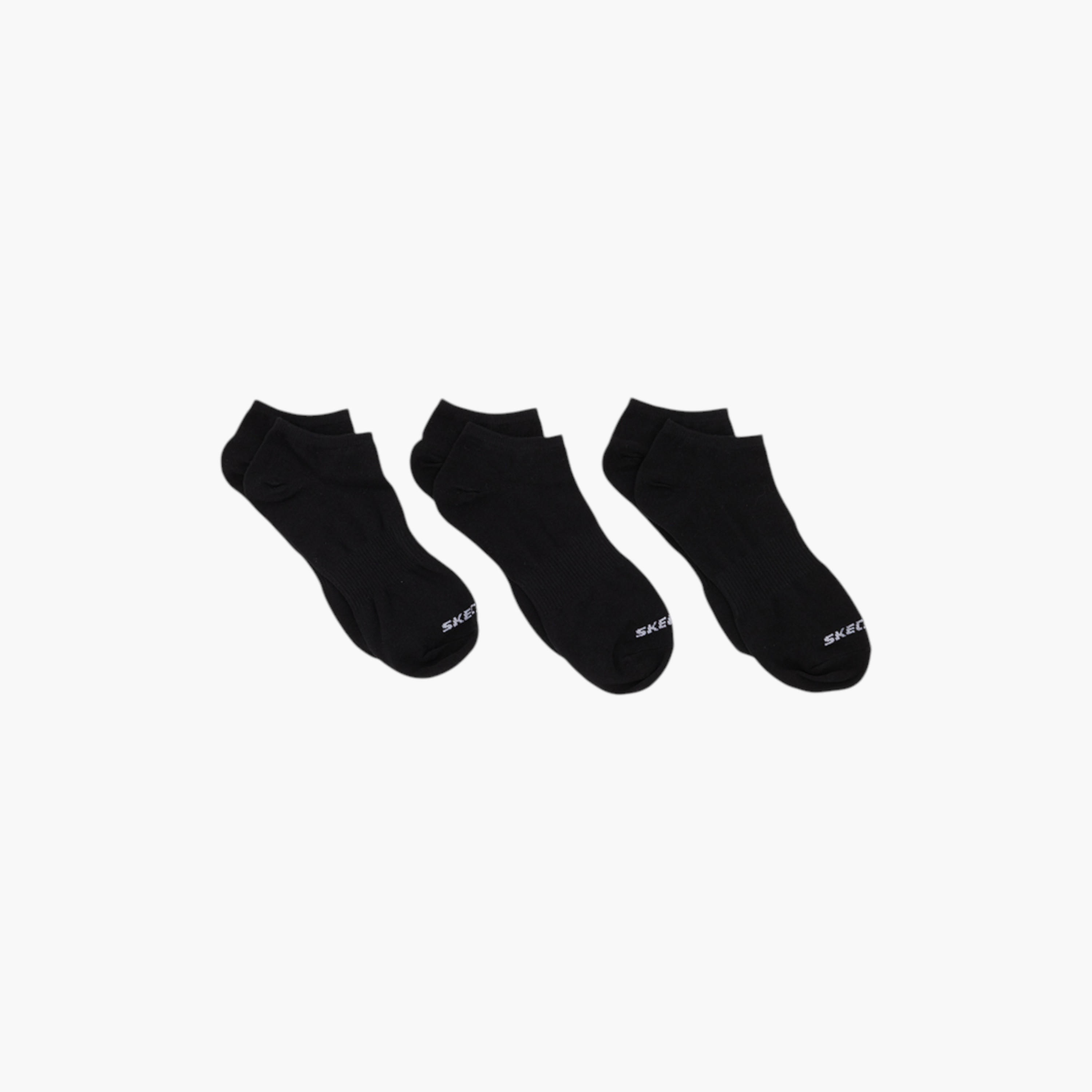 Skechers 3-Piece Logo Print No Show Sports Socks Set - S114041D-001-men-socks-image-2