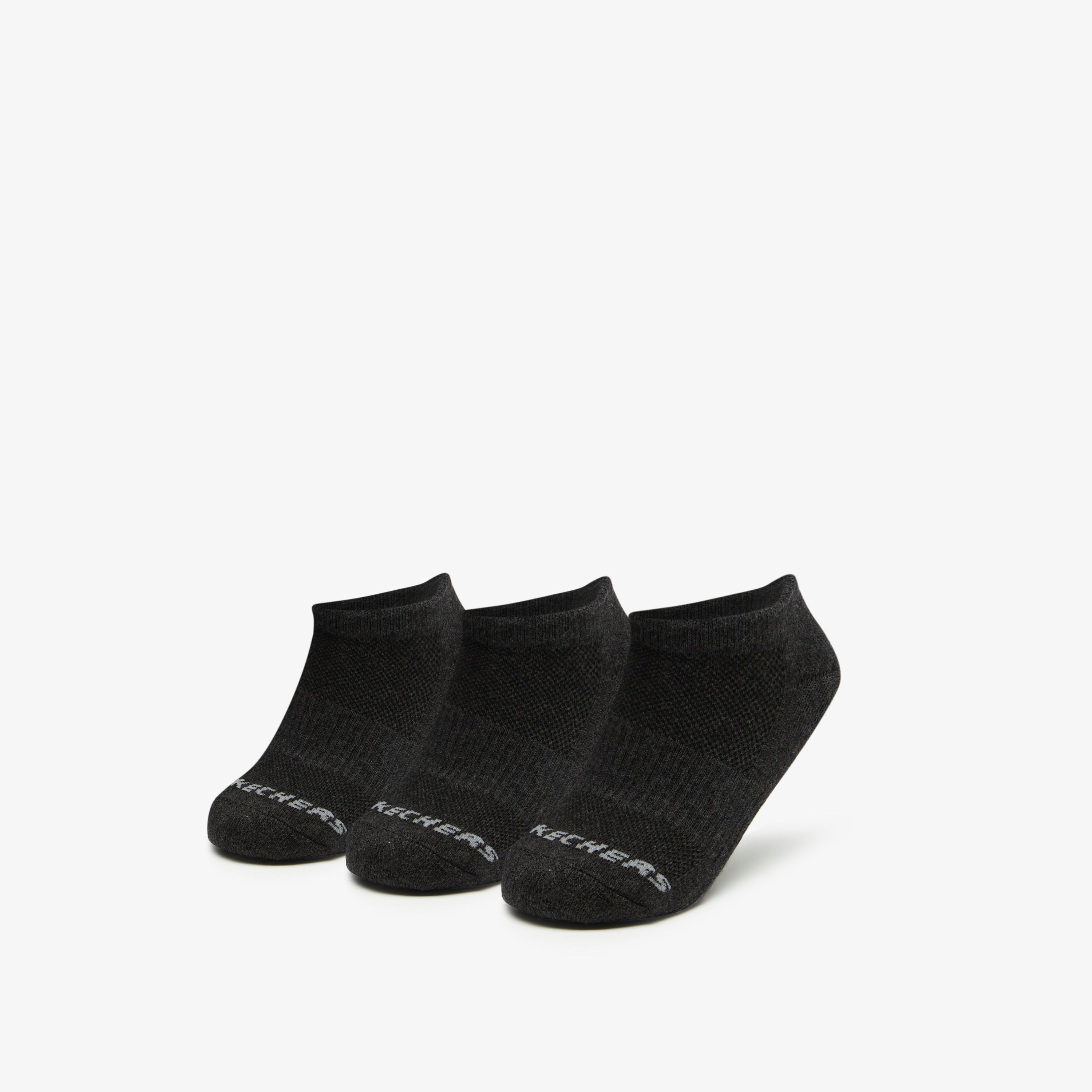 جوارب رياضية غير مرئية للجنسين من سكيتشرز - طقم من 3 أزواج - S111102B-010-girls-accessories-socks-image-1