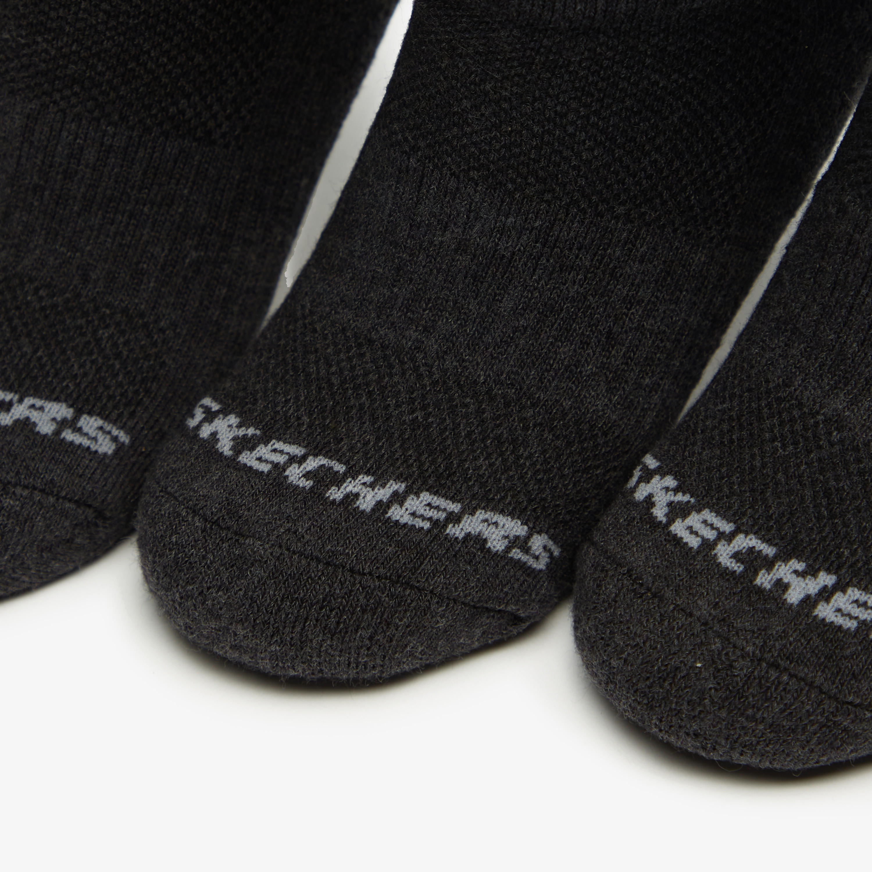 جوارب رياضية غير مرئية للجنسين من سكيتشرز - طقم من 3 أزواج - S111102B-010-girls-accessories-socks-image-2