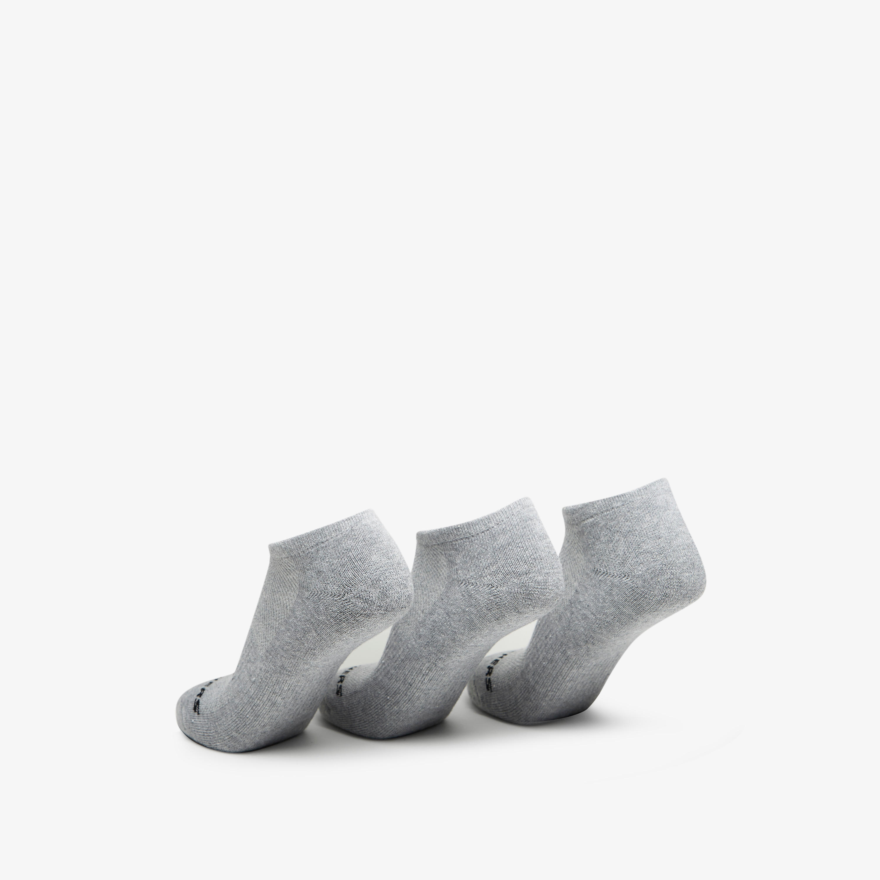 Skechers Textured Ankle Length Sports Socks - Set of 3-women-socksandstockings-image-3