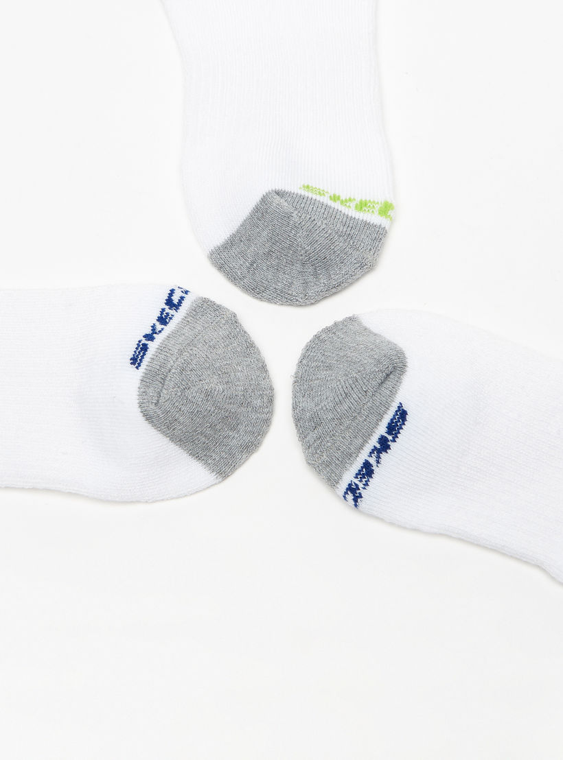 Skechers 3-Piece Colourblock Ankle Length Sports Socks Set - S112820B-117-girls-accessories-socks-image-3