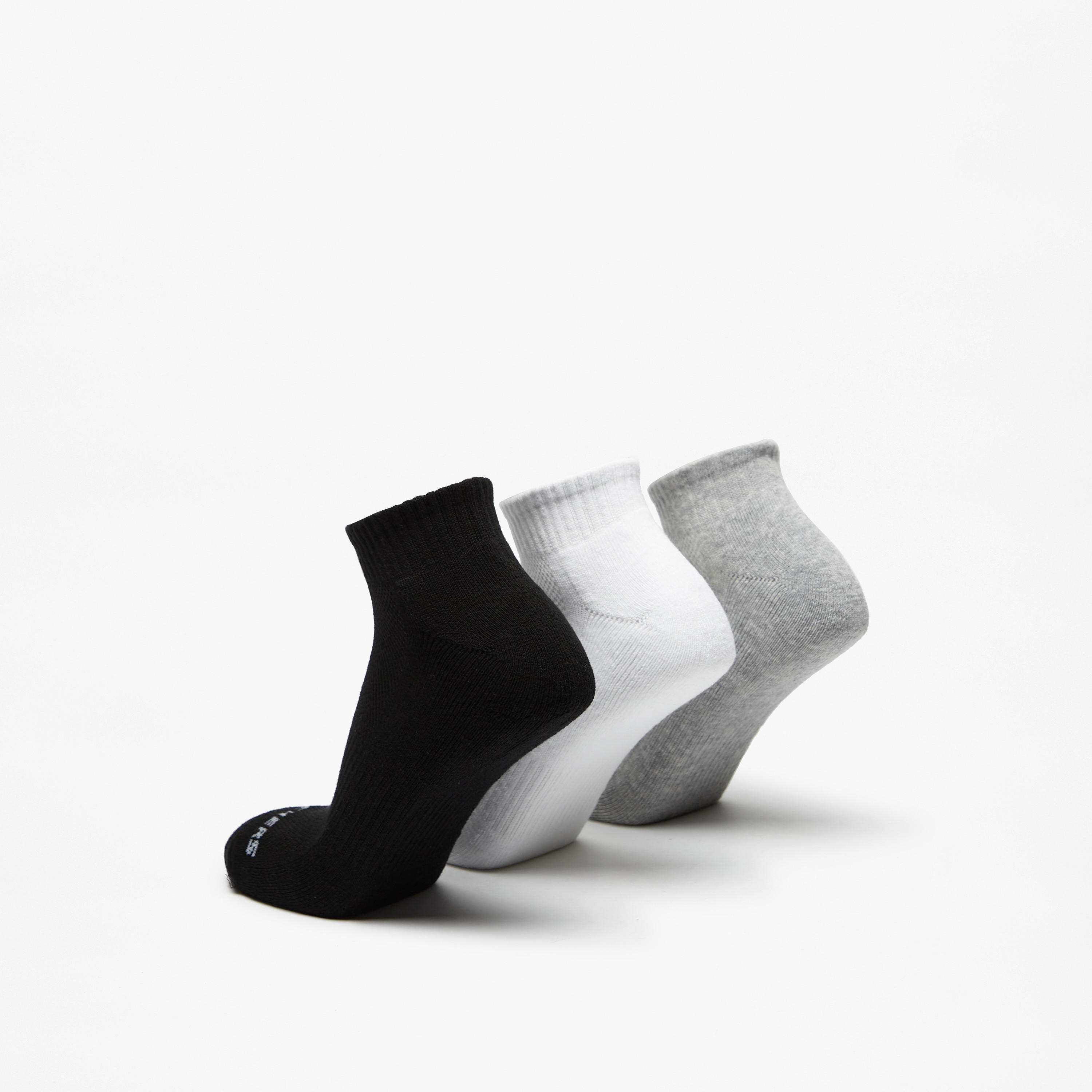 Skechers Logo Print Ankle Length Sports Socks - Set of 3-men-socks-image-3