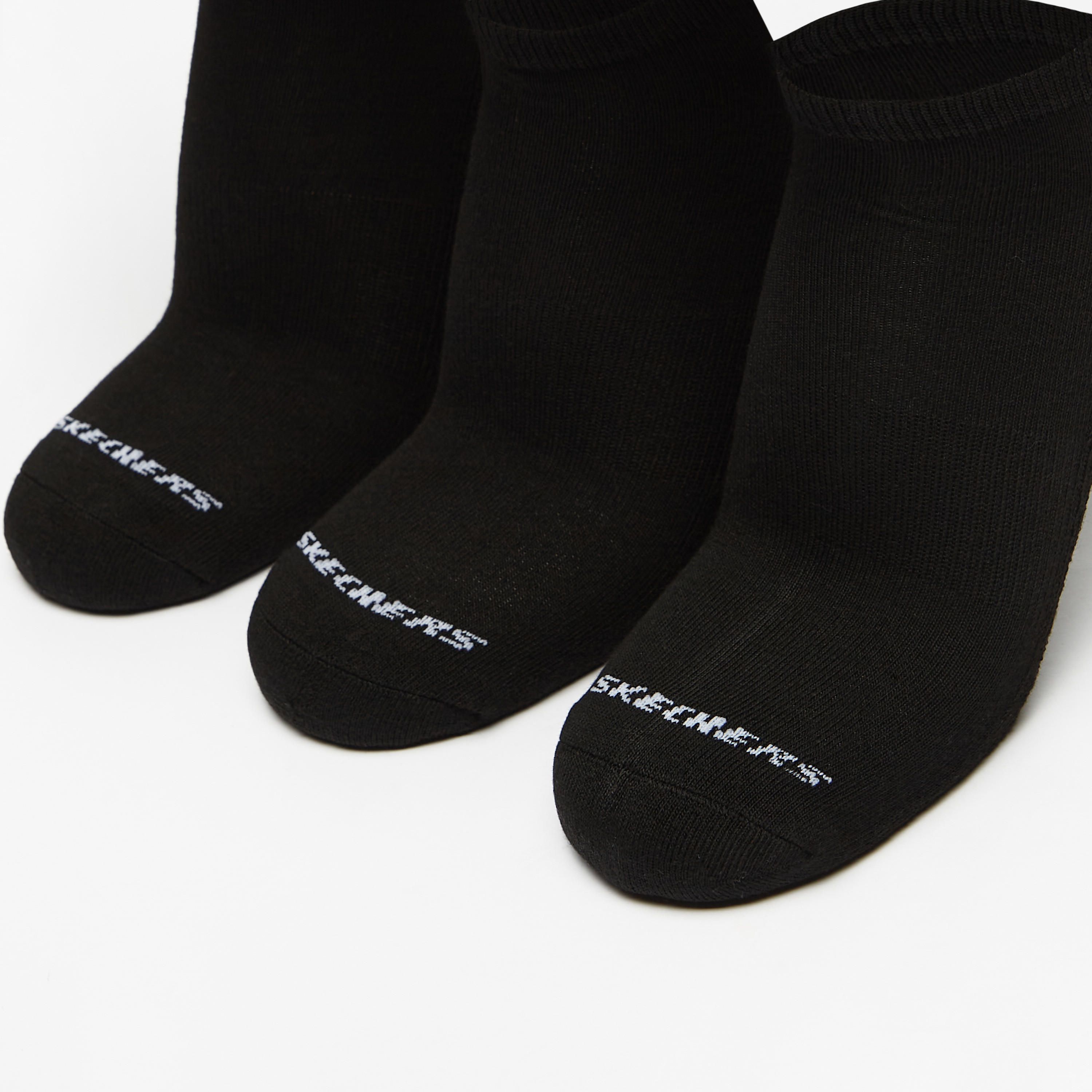 Skechers 3-Piece Logo Print Ankle Length Socks Set - S113012D-001-men-socks-image-2