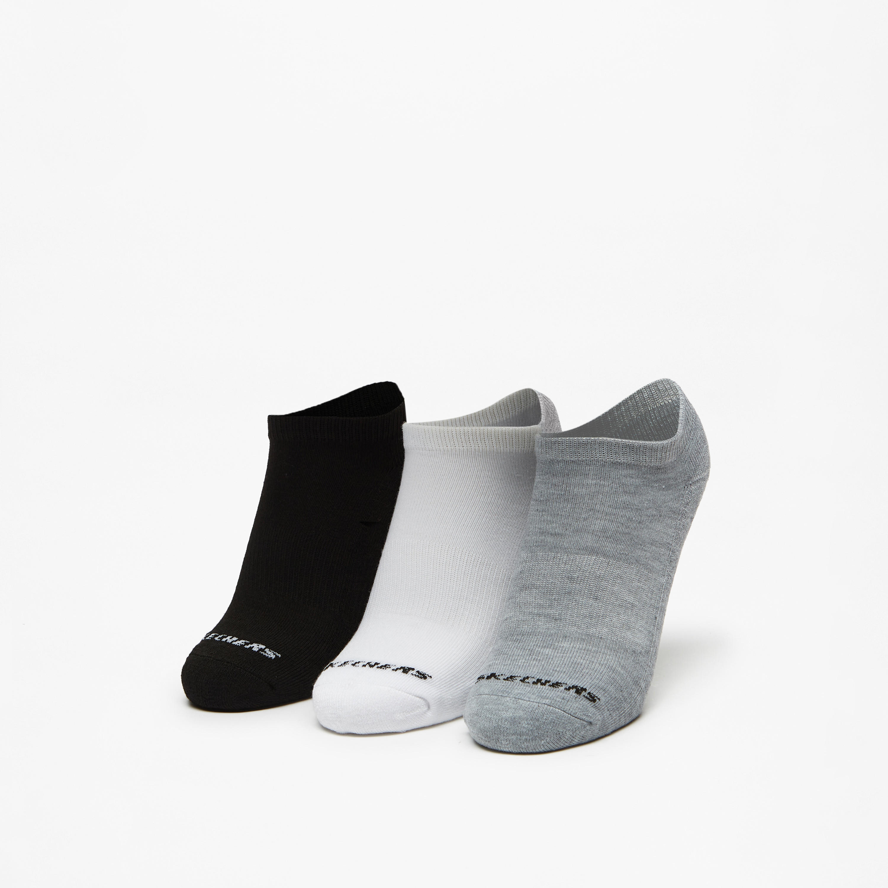 Skechers 3-Piece Logo Print Ankle Length Socks Set - S113012C-107-women-socksandstockings-image-1