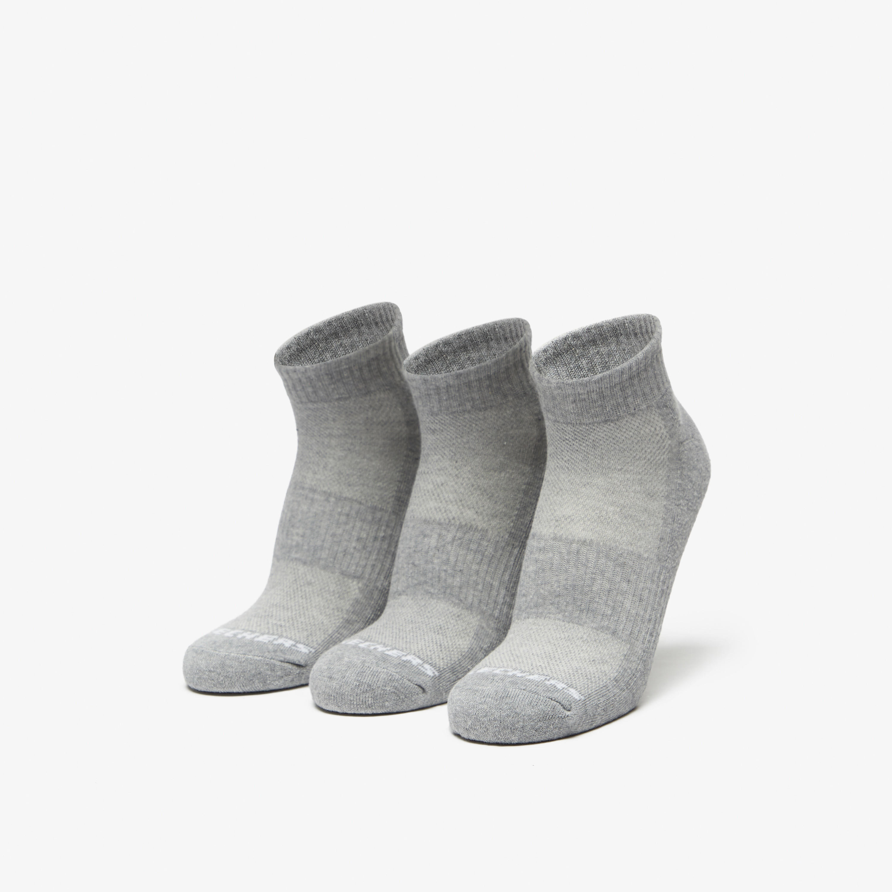 Skechers Logo Print Crew Length Sports Socks - Set of 3-men-socks-image-1
