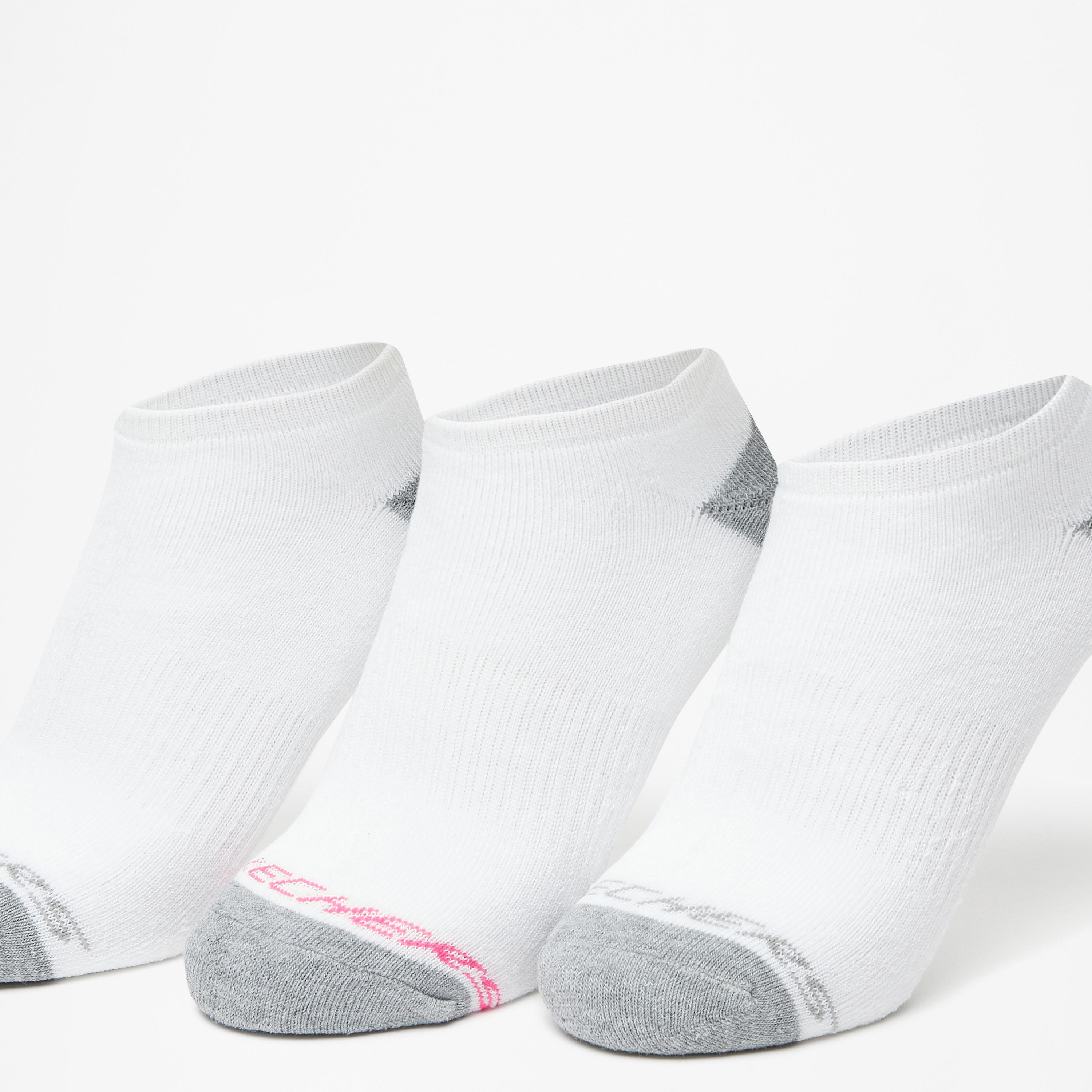 Skechers Logo Print Ankle Length Socks - Set of 3-women-socksandstockings-image-2