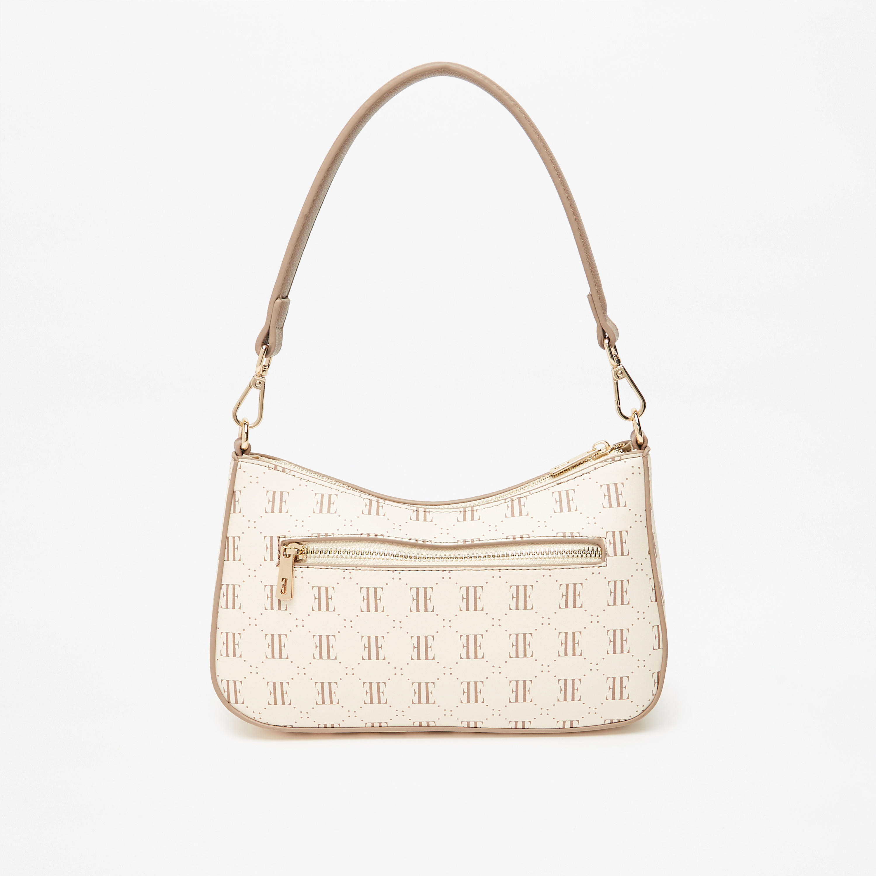 Elle All-Over Printed Shoulder Bag with Detachable Strap and Zip Closure-women-bagsandwallets-handbags-image-4