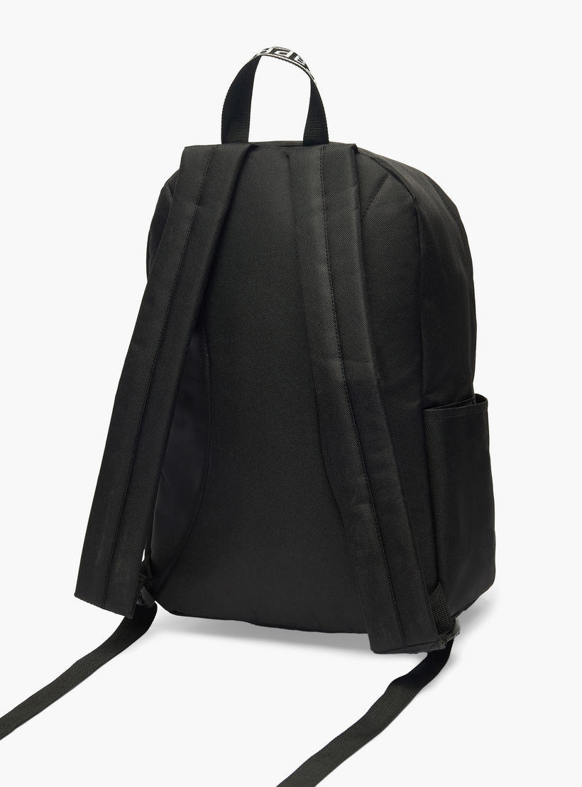 Kappa Logo Detail Backpack with Adjustable Shoulder Straps-school-bagsandbackpacks-backpacks-image-3