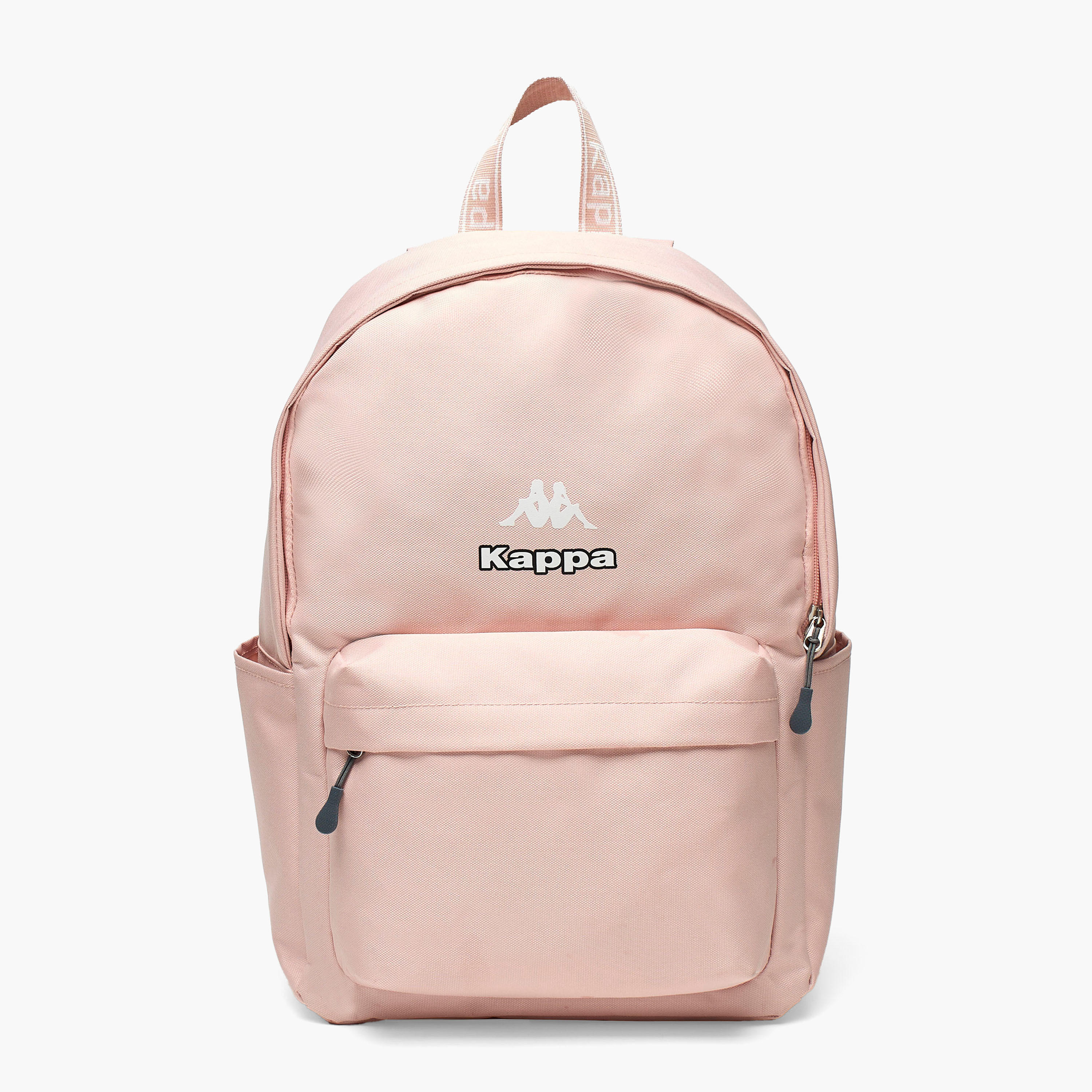 Kappa Logo Detail Backpack with Adjustable Shoulder Straps-school-bagsandbackpacks-backpacks-image-1