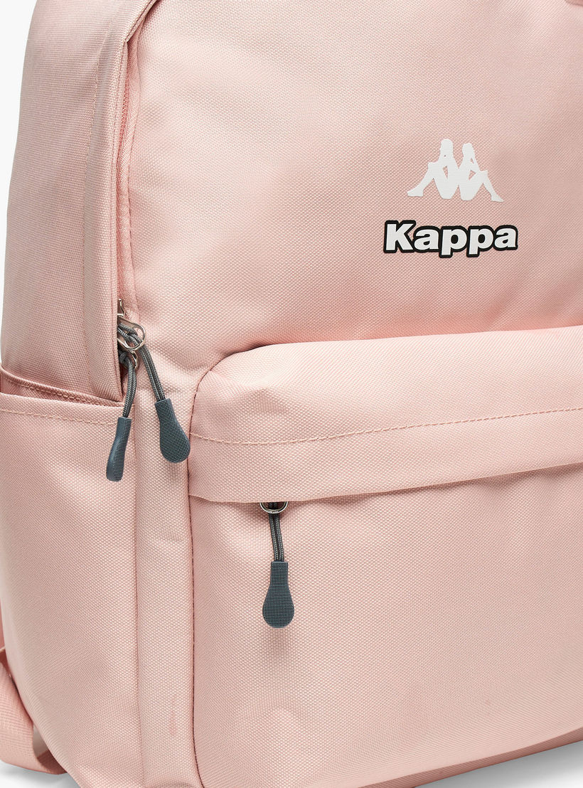 Kappa Logo Detail Backpack with Adjustable Shoulder Straps-school-bagsandbackpacks-backpacks-image-4
