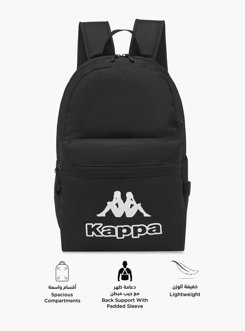 Kappa Logo Print Backpack with Lunch Bag and Pencil Case set-school-bagsandbackpacks-backpacks-image-7