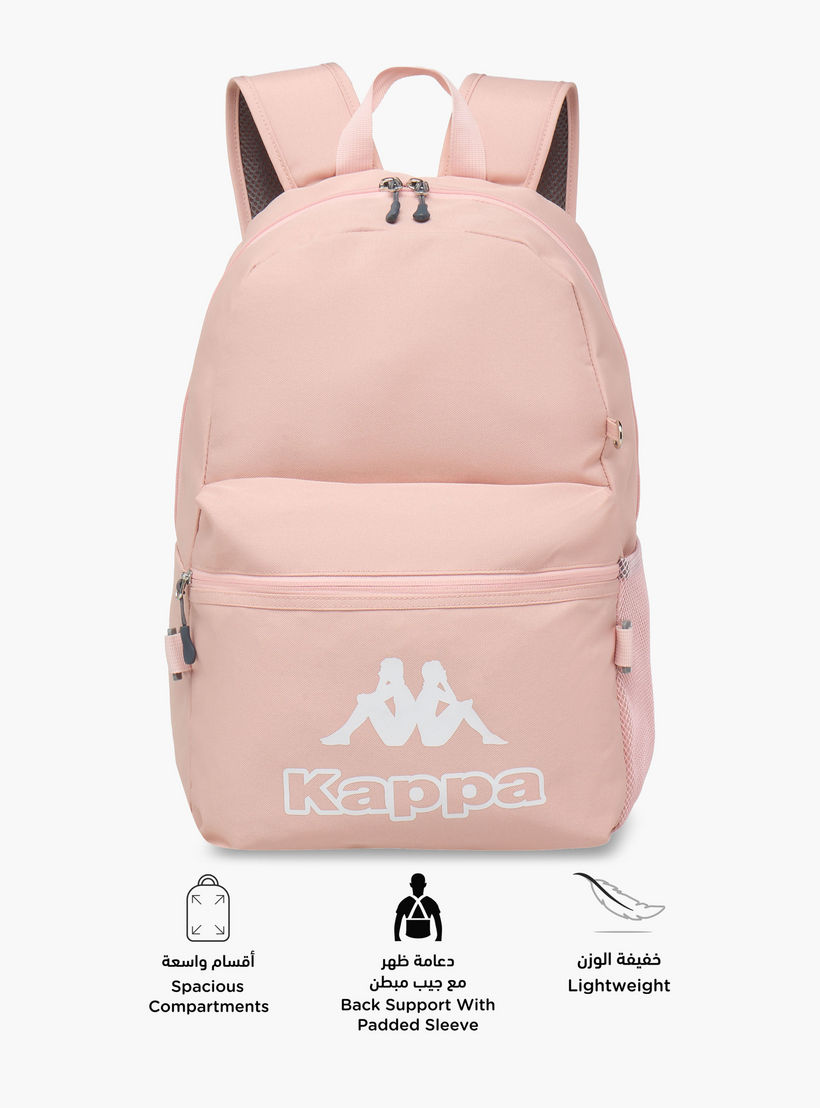 Kappa Logo Print Backpack with Lunch Bag and Pencil Case set-school-bagsandbackpacks-backpacks-image-7