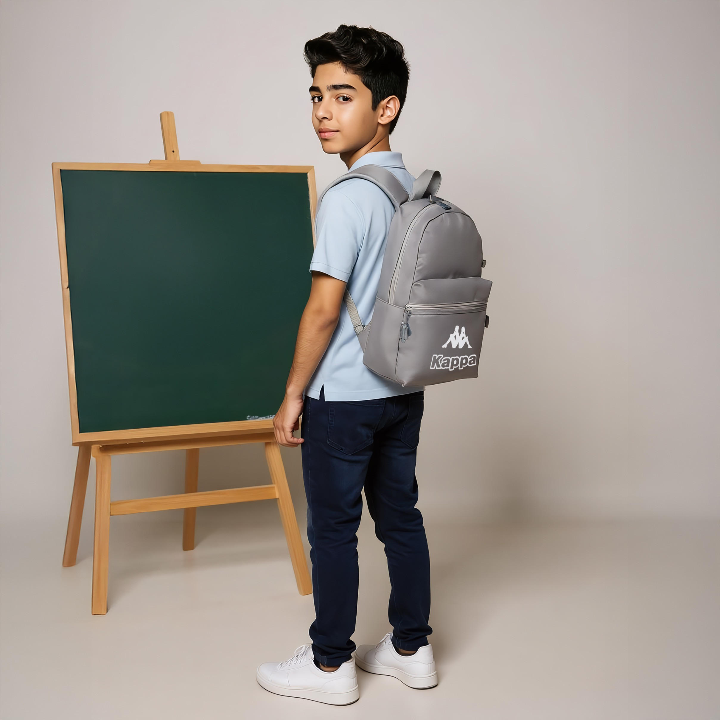 طقم شنطة ظهر مع شنطة غداء ومقلمة بطبعات شعار من كابا-school-bagsandbackpacks-backpacks-image-2