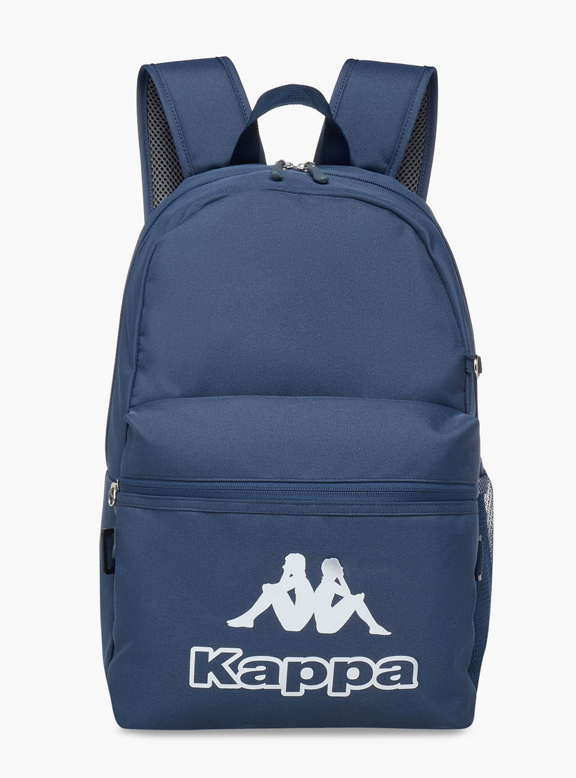 Kappa Logo Print Backpack with Lunch Bag and Pencil Case set-school-bagsandbackpacks-backpacks-image-4