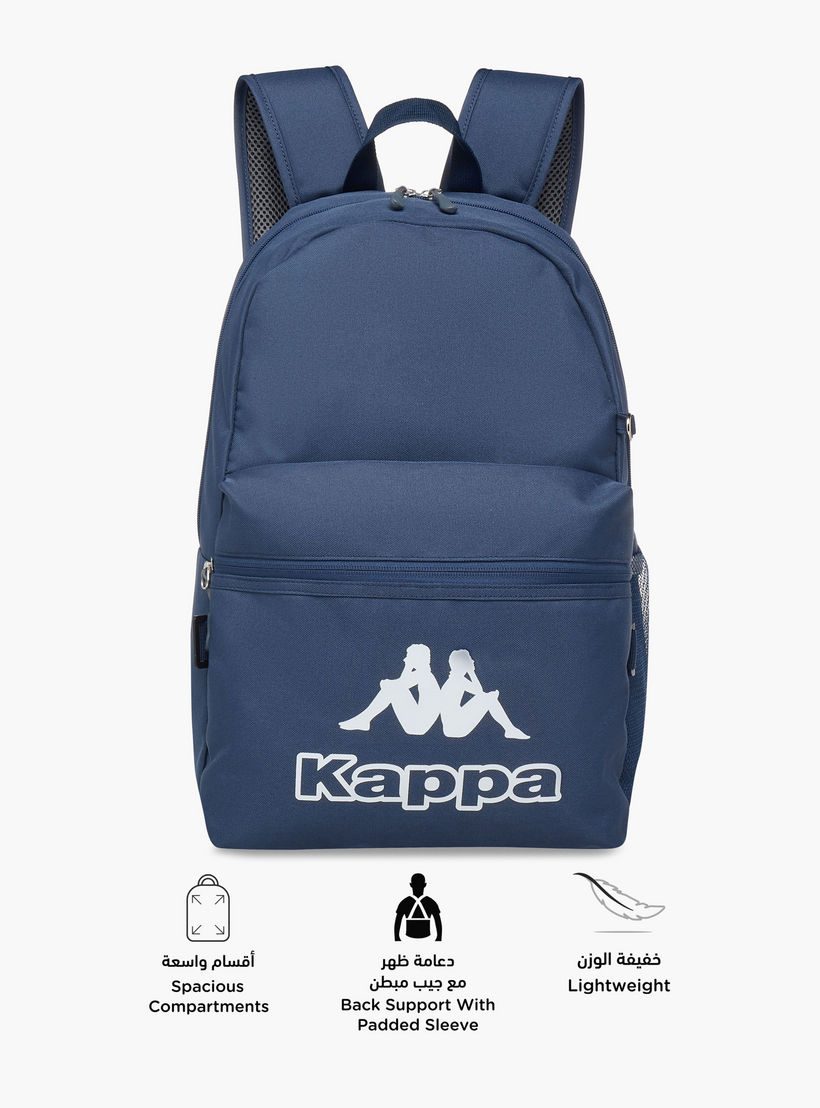Kappa Logo Print Backpack with Lunch Bag and Pencil Case set-school-bagsandbackpacks-backpacks-image-7