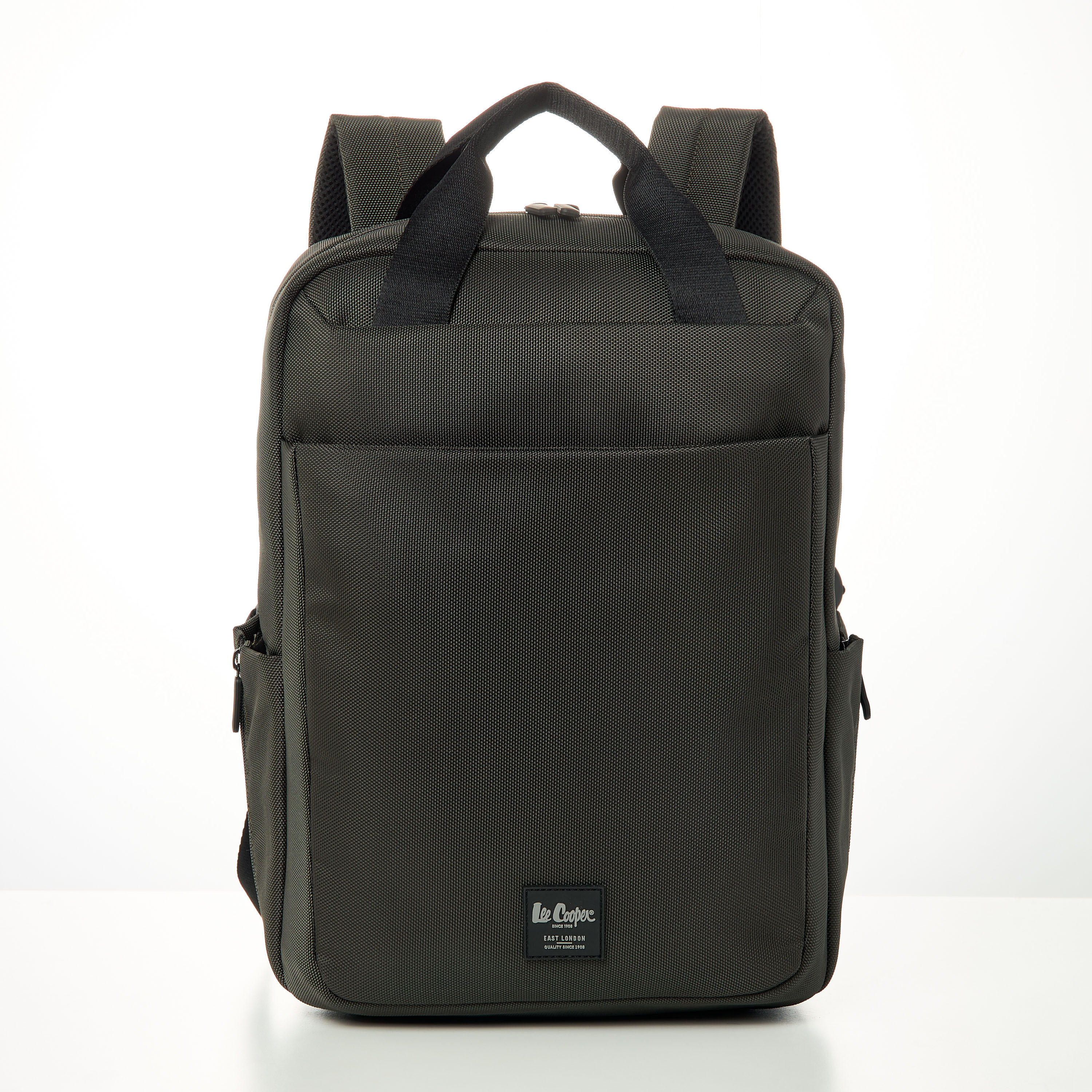 Lee Cooper Applique Backpack with Adjustable Strap and Zip Closure - 41x28x13 cm-school-bagsandbackpacks-backpacks-image-1