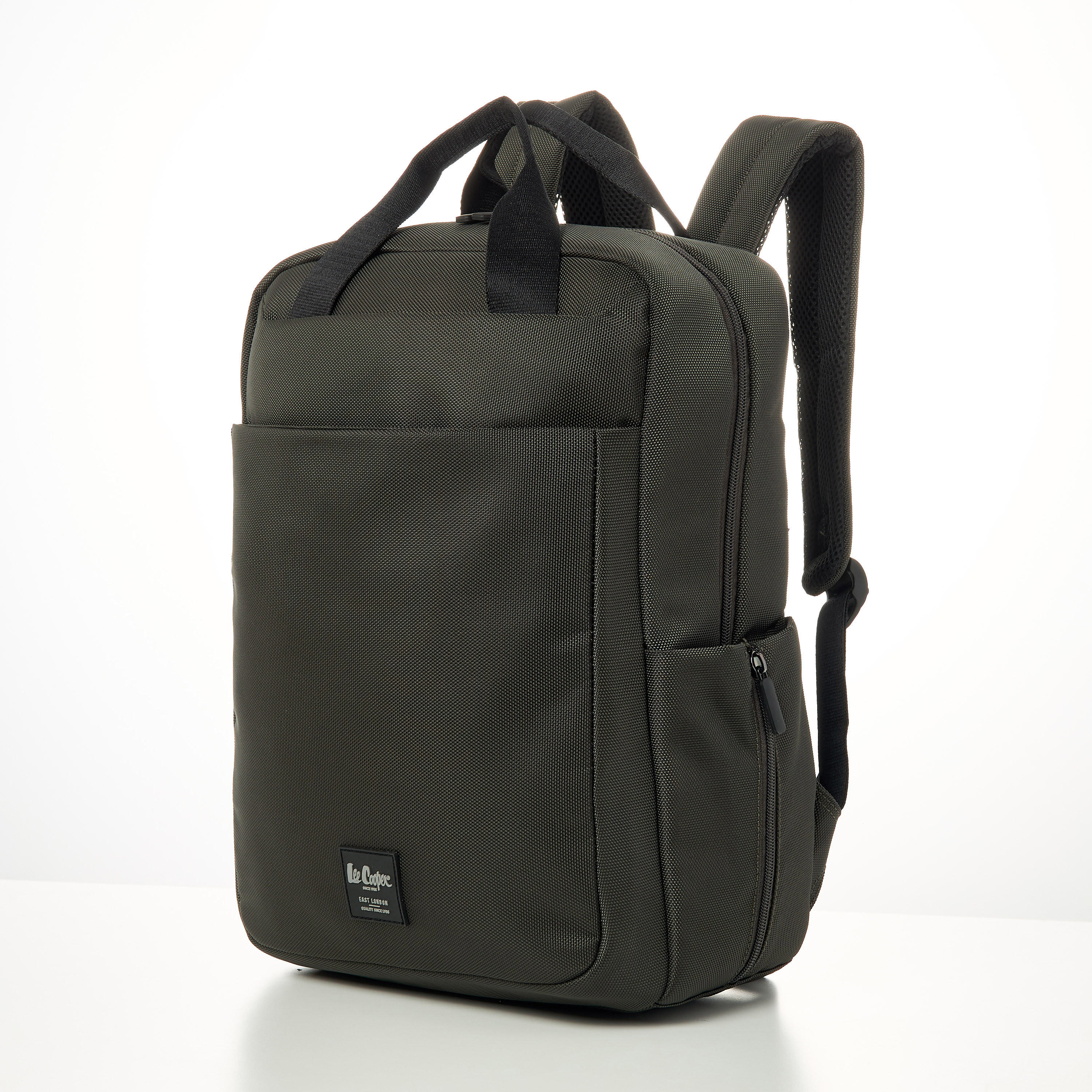 Lee Cooper Applique Backpack with Adjustable Strap and Zip Closure - 41x28x13 cm-school-bagsandbackpacks-backpacks-image-2