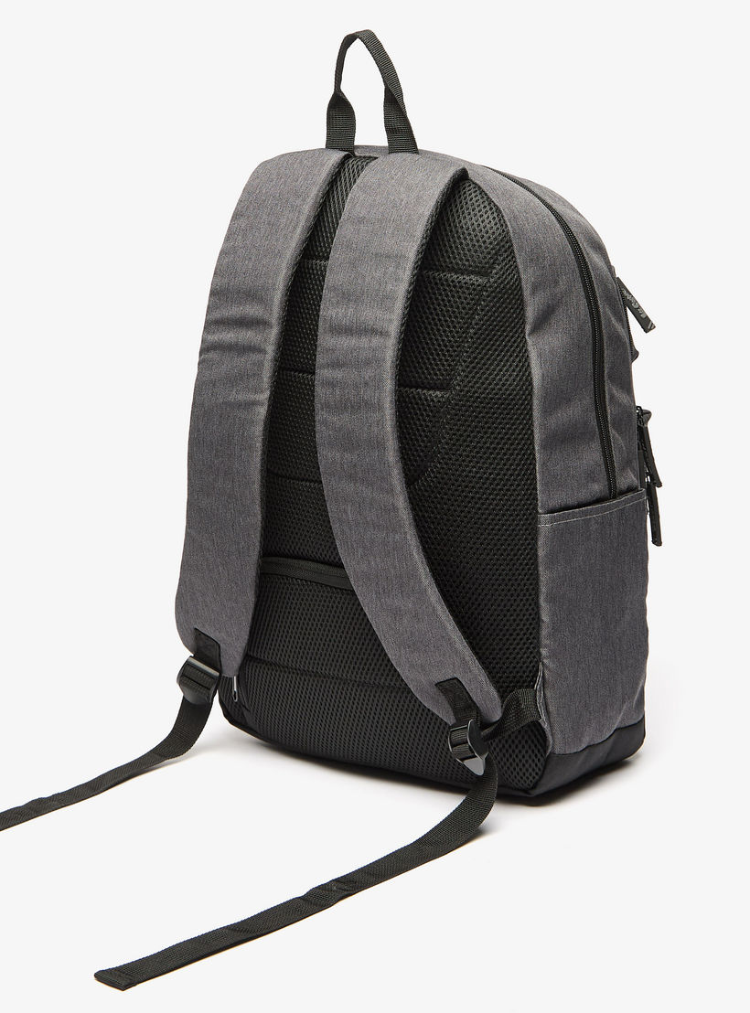 Lee Cooper Solid School Backpack with Adjustable Straps and Zip Closure - 32x15x47 cm-school-bagsandbackpacks-backpacks-image-5