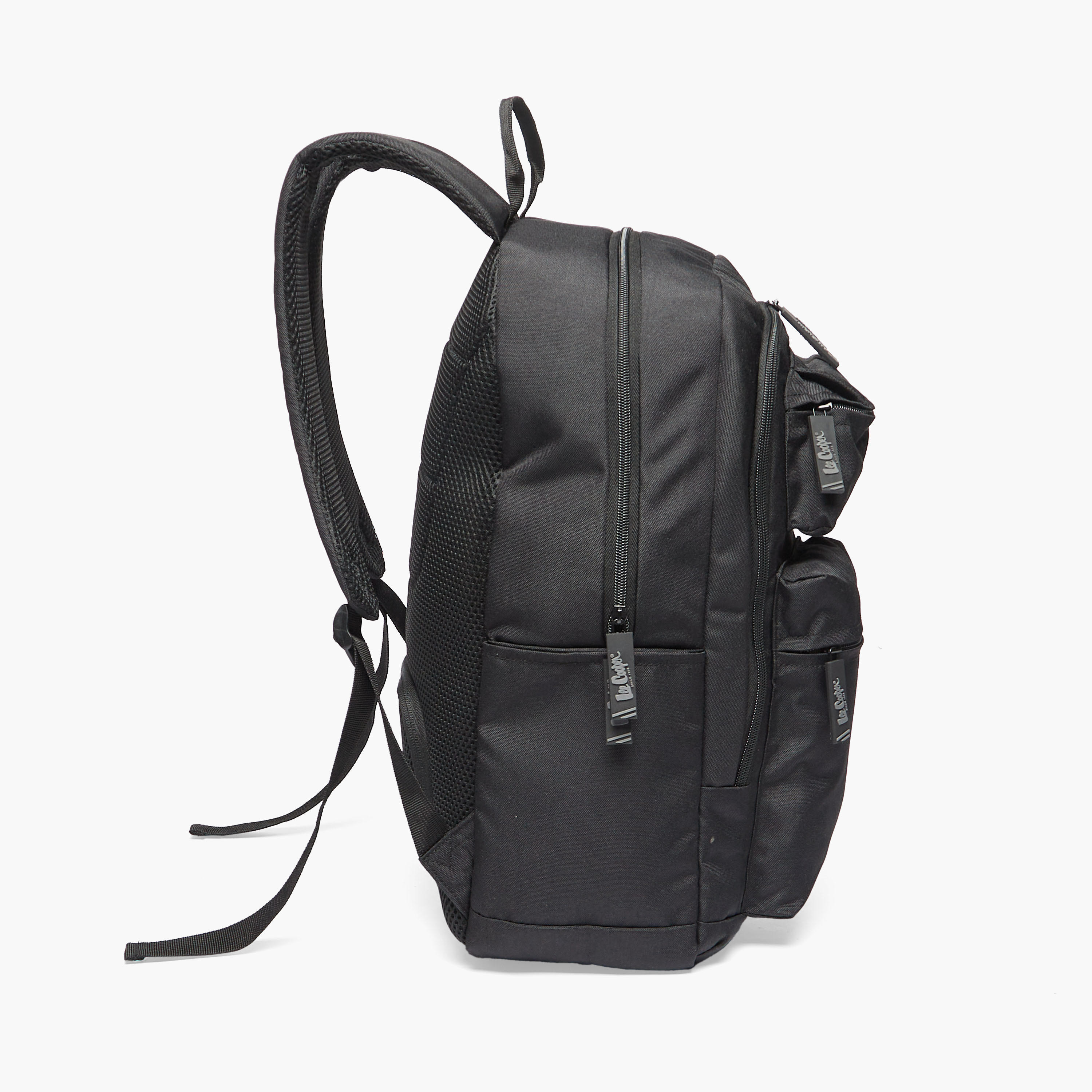 Lee Cooper Solid School Backpack with Adjustable Straps and Zip Closure - 32x15x47 cm-school-bagsandbackpacks-backpacks-image-5